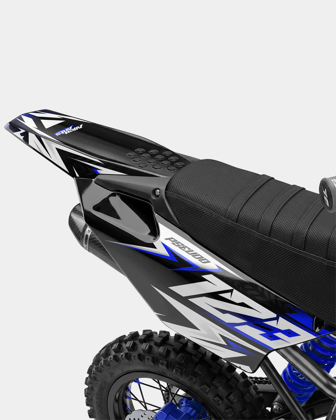 CRYNEX - Kit Déco Dirt Bike Semi-Personnalisable - Bleu foncé - Image 3