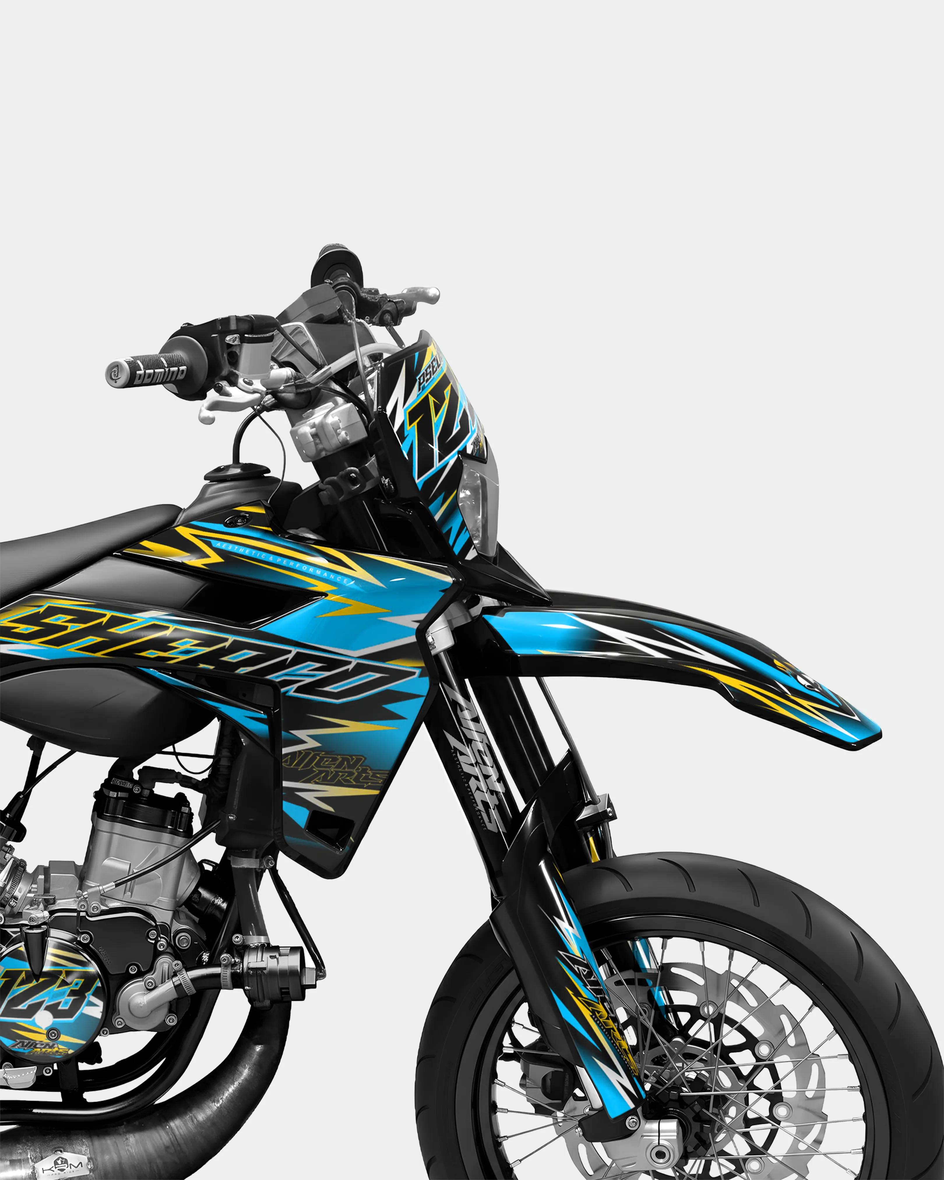 ECLAT - Kit deco SHERCO 50cc - Bleu - Image 3