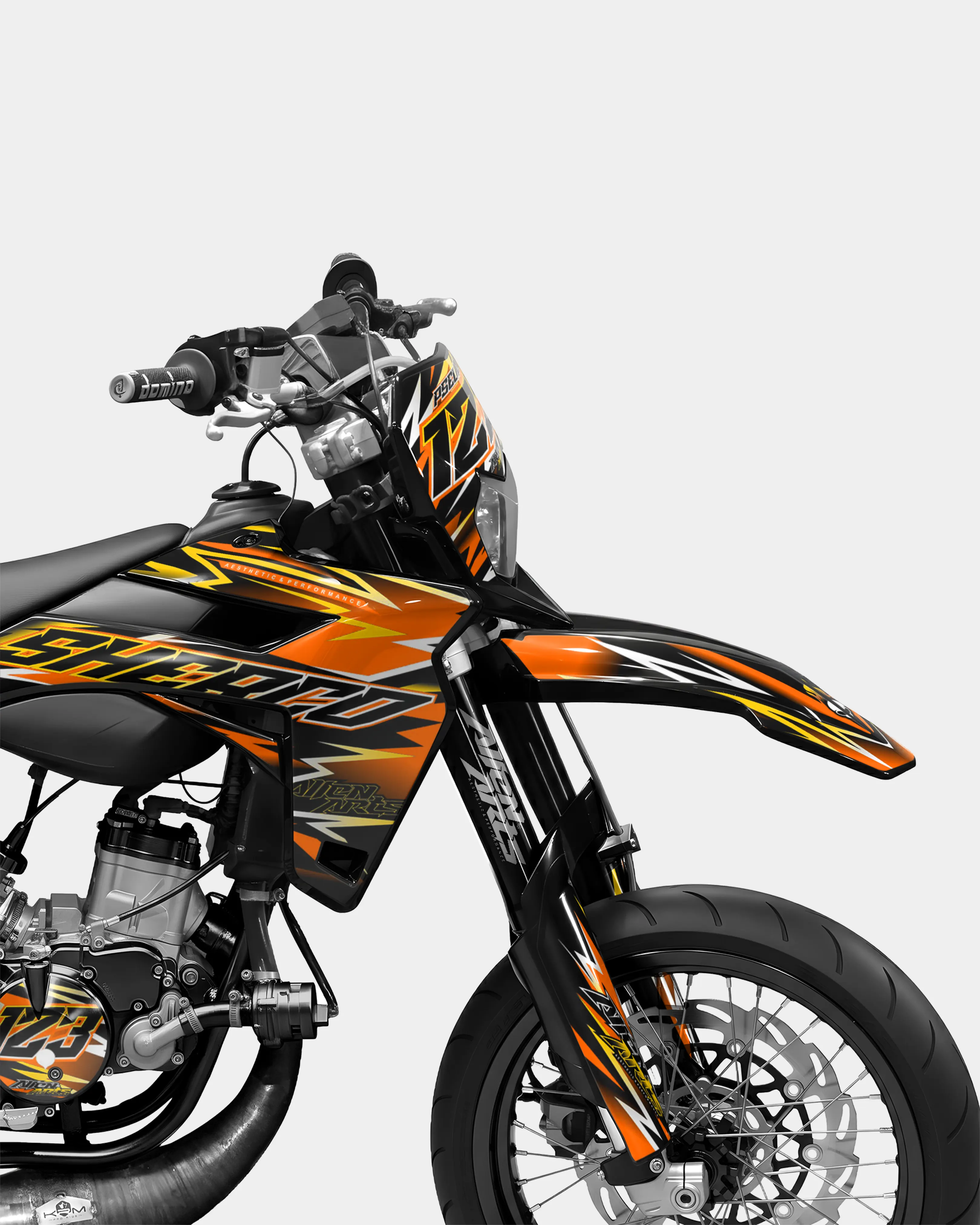 ECLAT - Kit deco SHERCO 50cc - Orange - Image 3