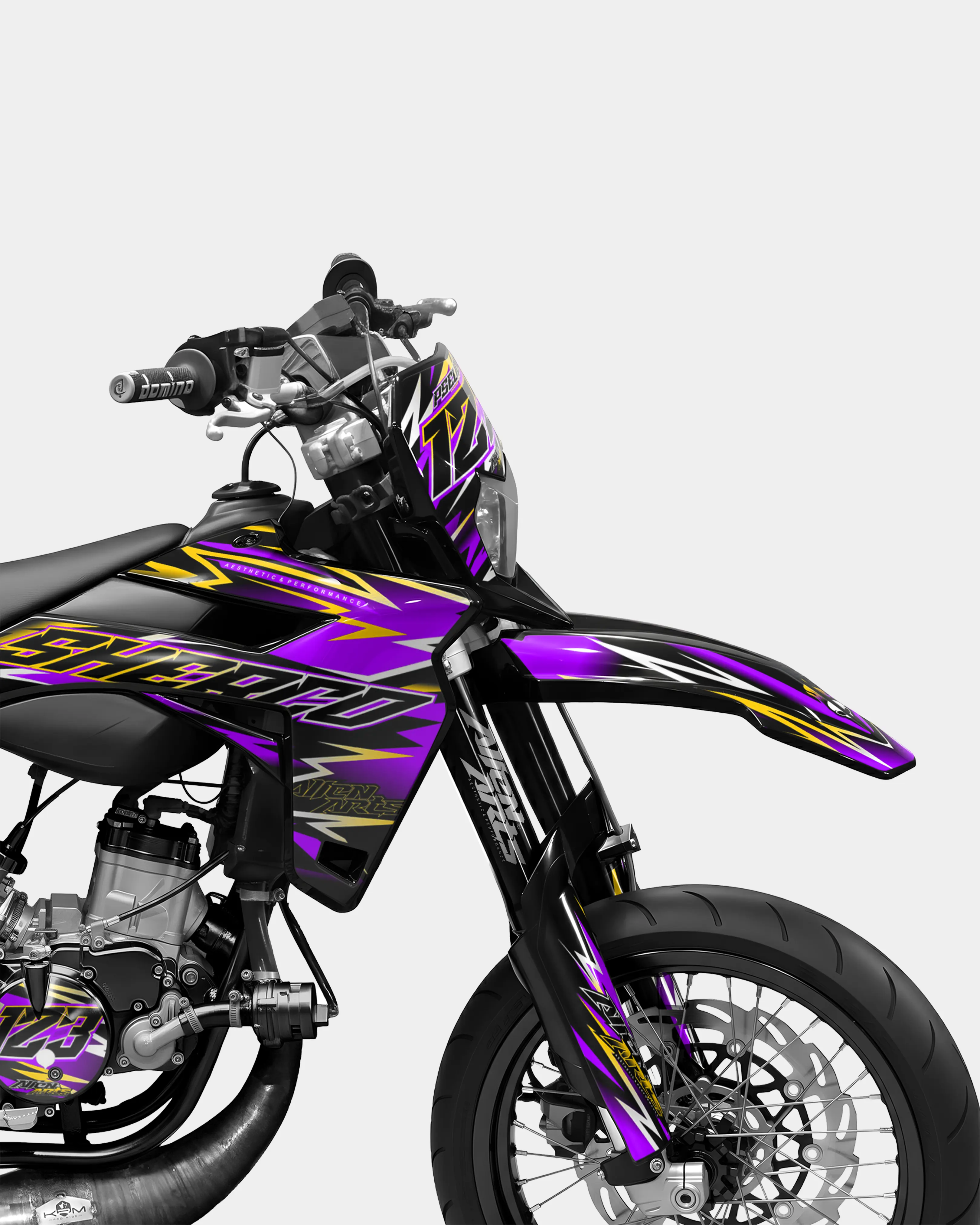 ECLAT - Kit deco SHERCO 50cc - Violet - Image 3