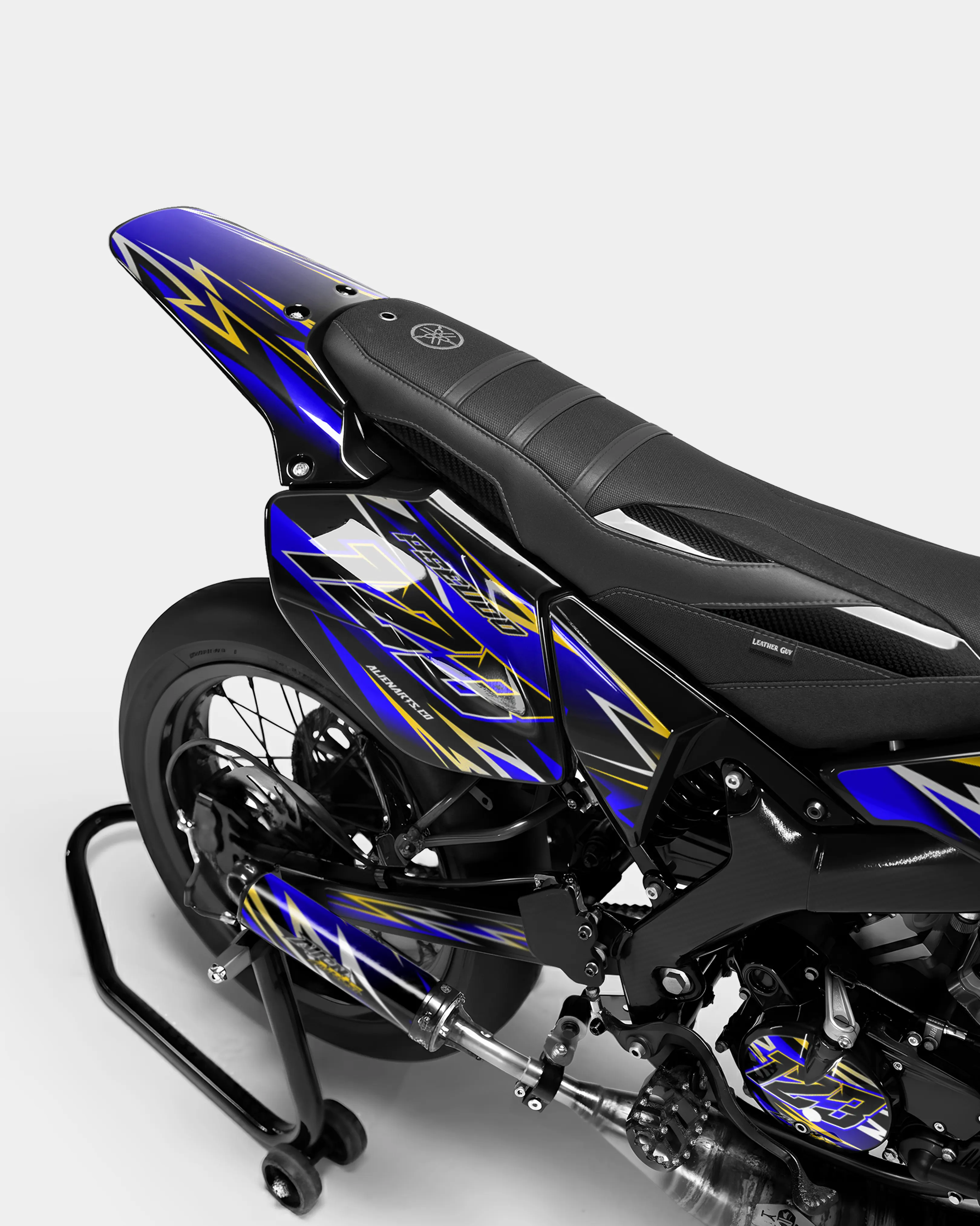 ECLAT - Kit deco YAMAHA DT 50cc - Bleu foncé - Image 3