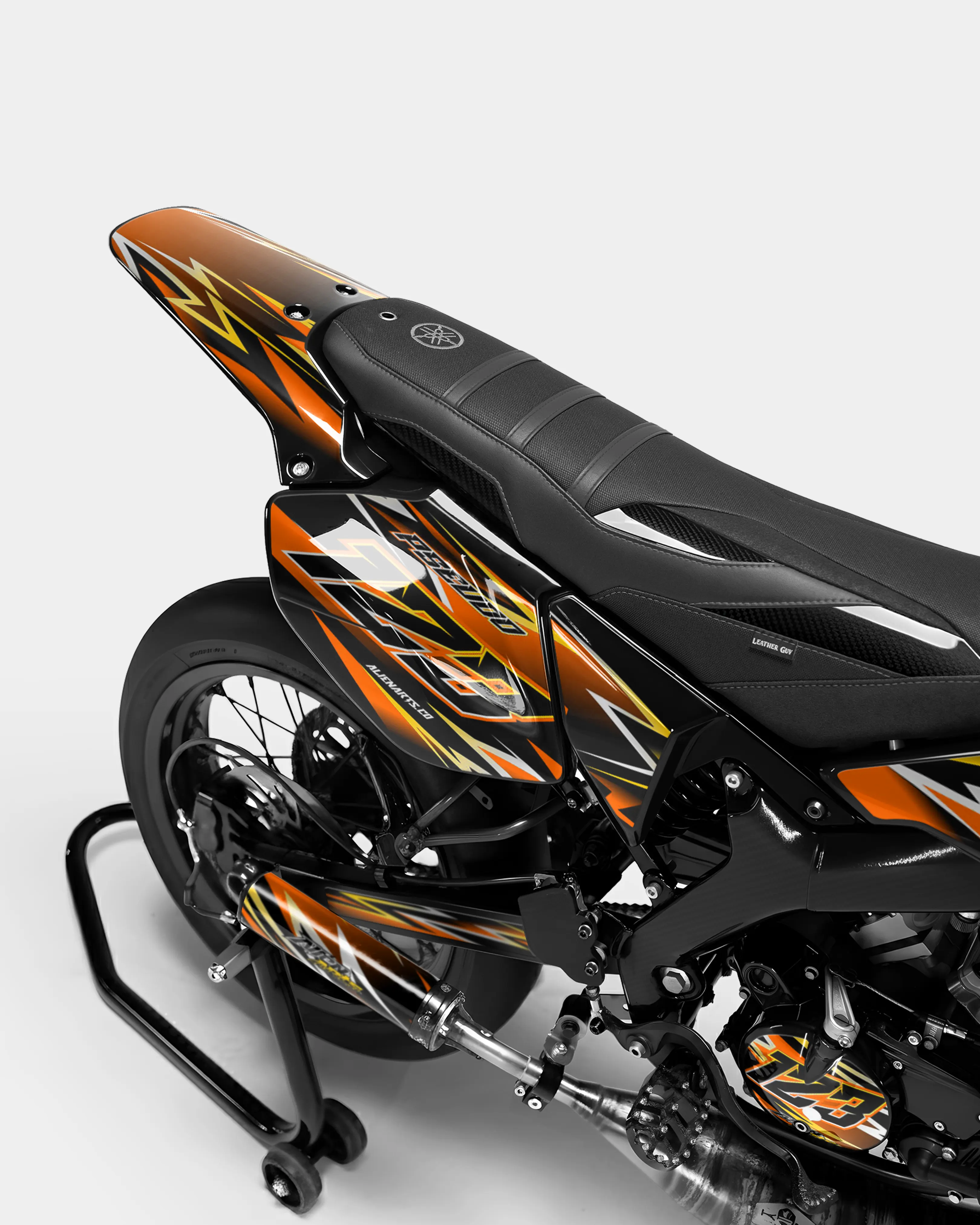 ECLAT - Kit deco YAMAHA DT 50cc - Orange - Image 3