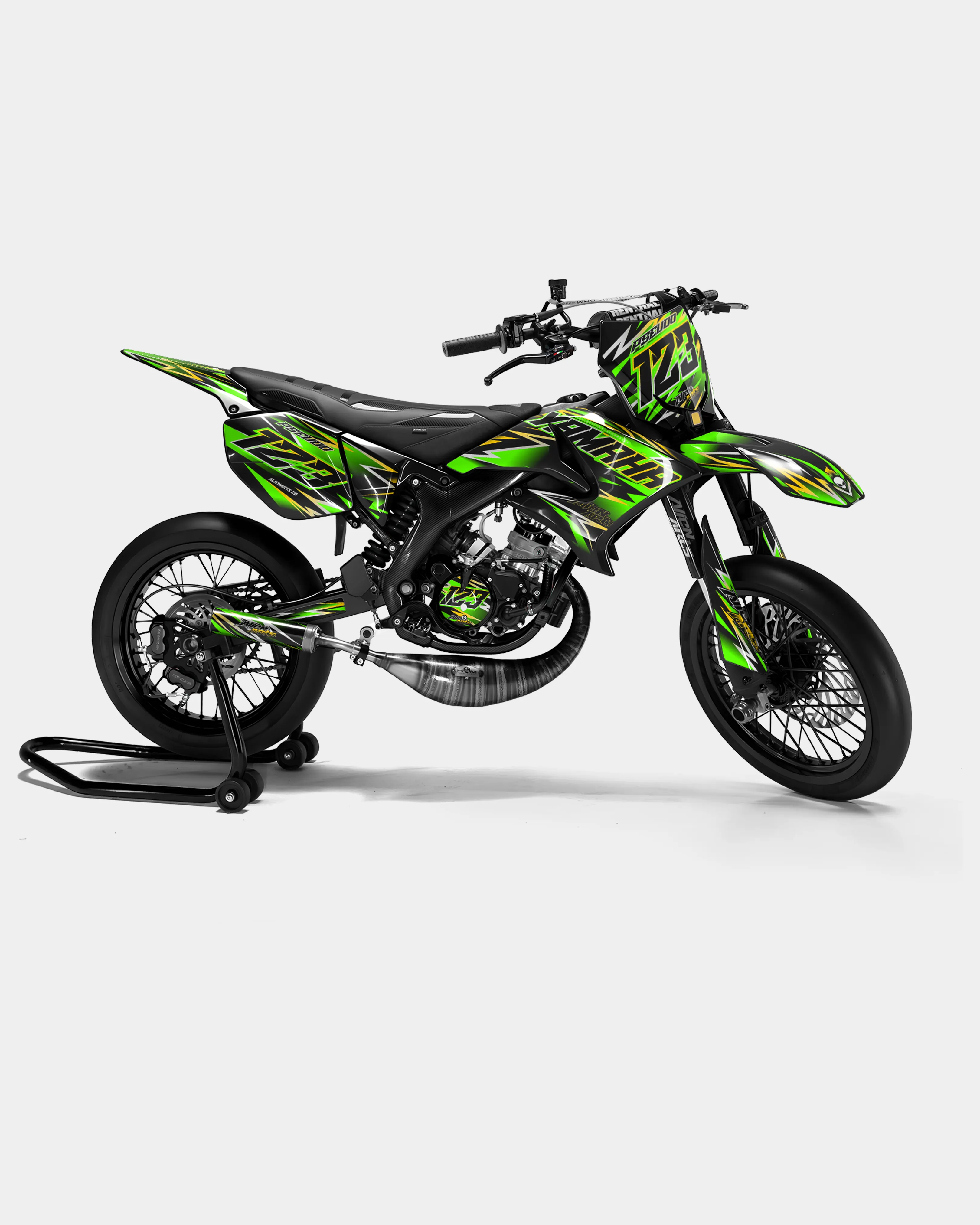 ECLAT - Kit deco YAMAHA DT 50cc - Vert