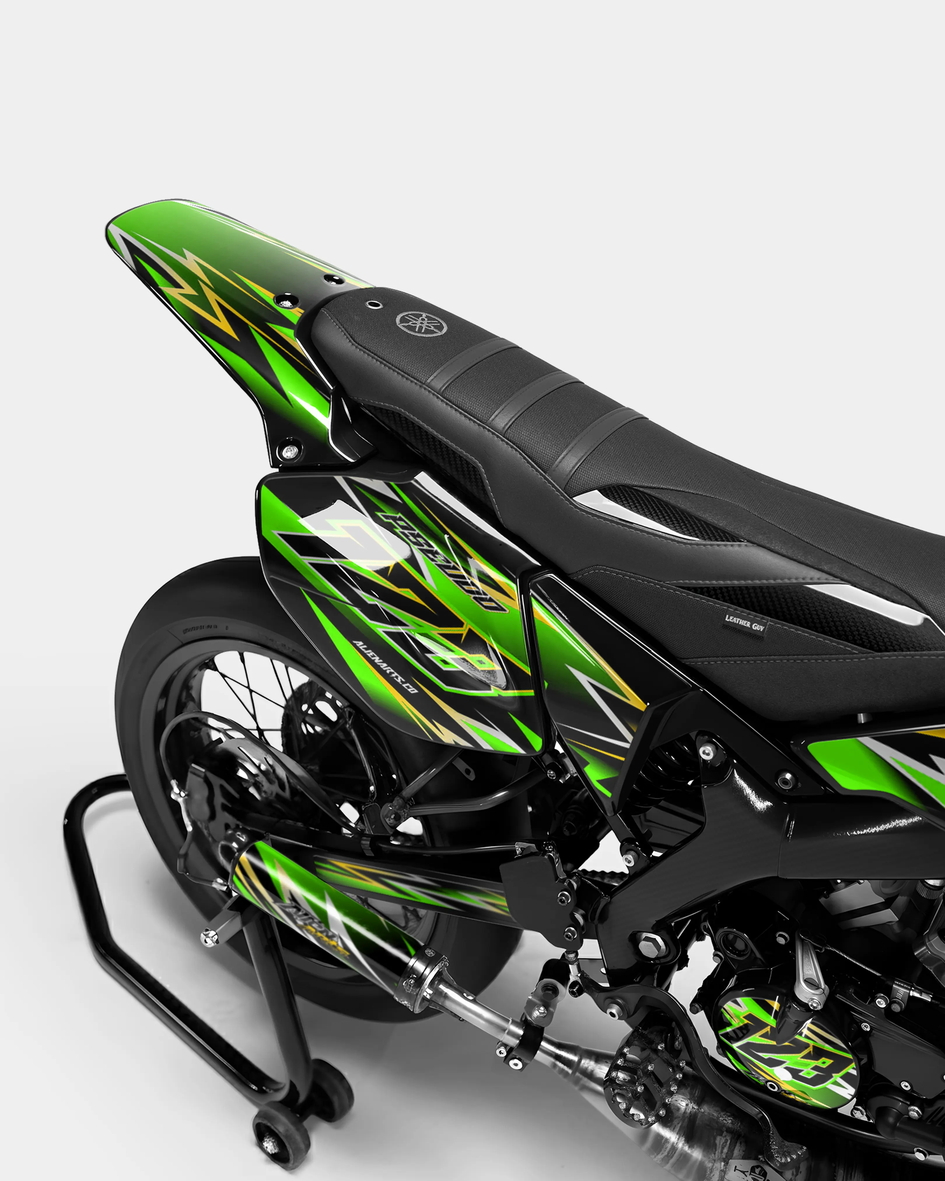 ECLAT - Kit deco YAMAHA DT 50cc - Vert - Image 3