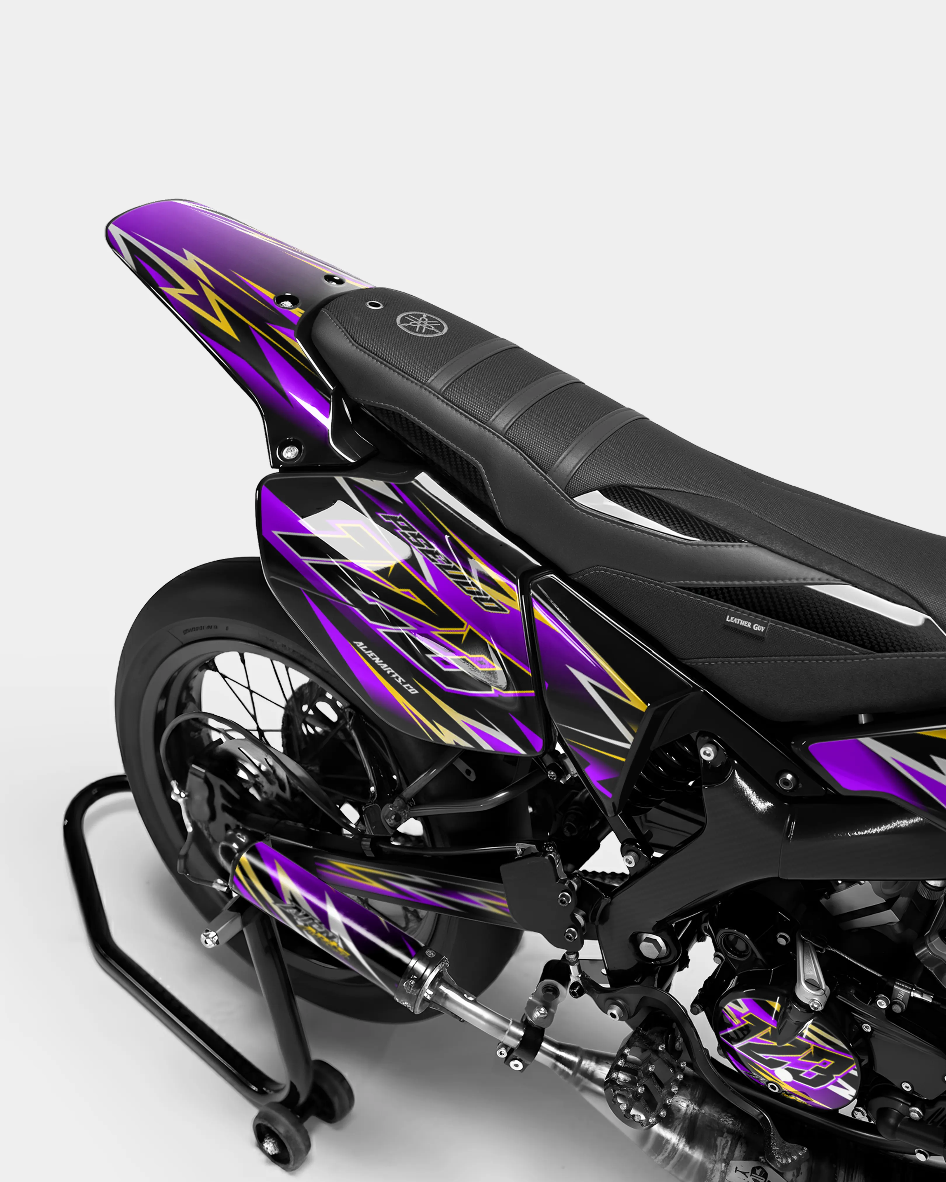 ECLAT - Kit deco YAMAHA DT 50cc - Violet - Image 3