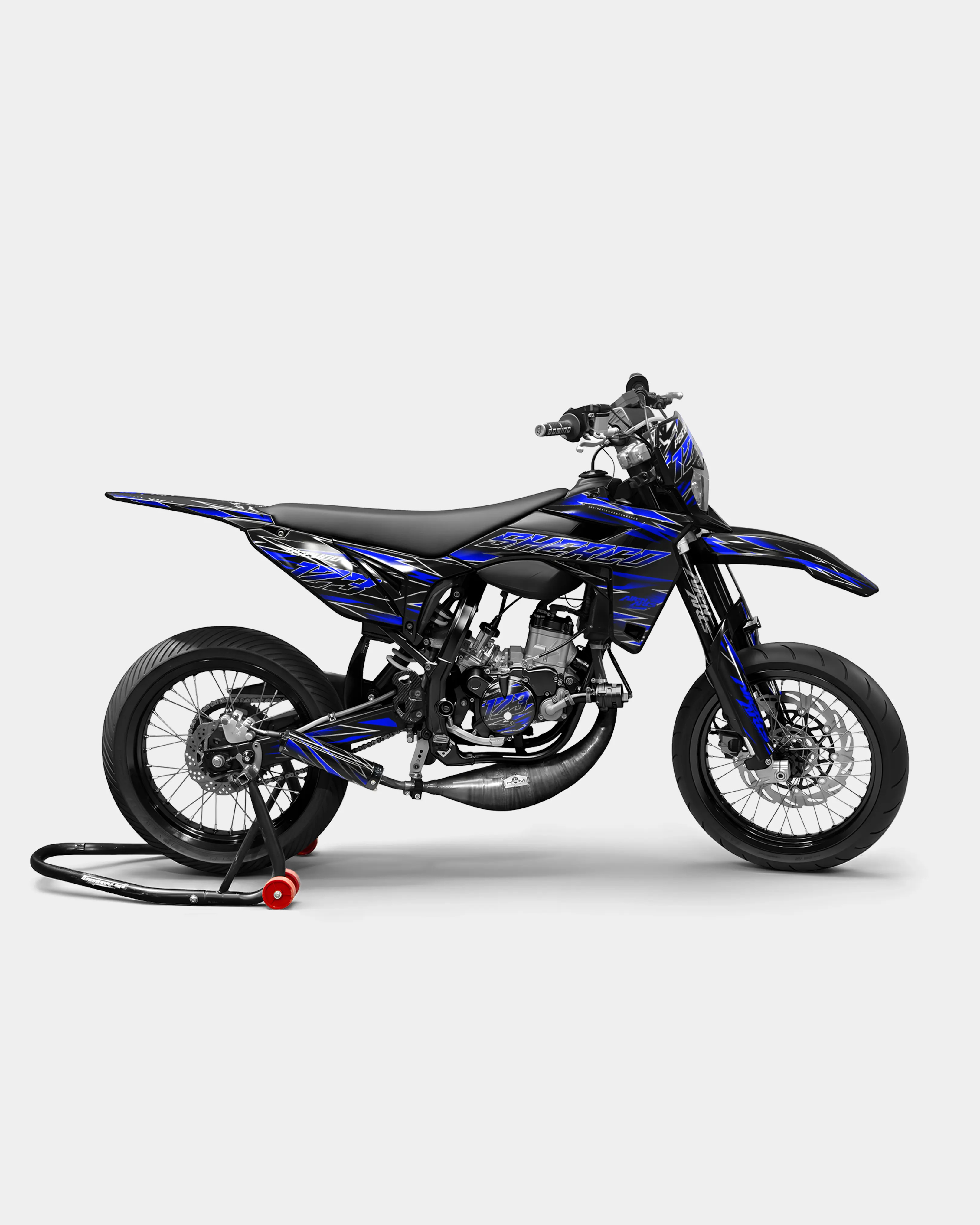 ELARA - Kit deco SHERCO 50cc - Bleu foncé