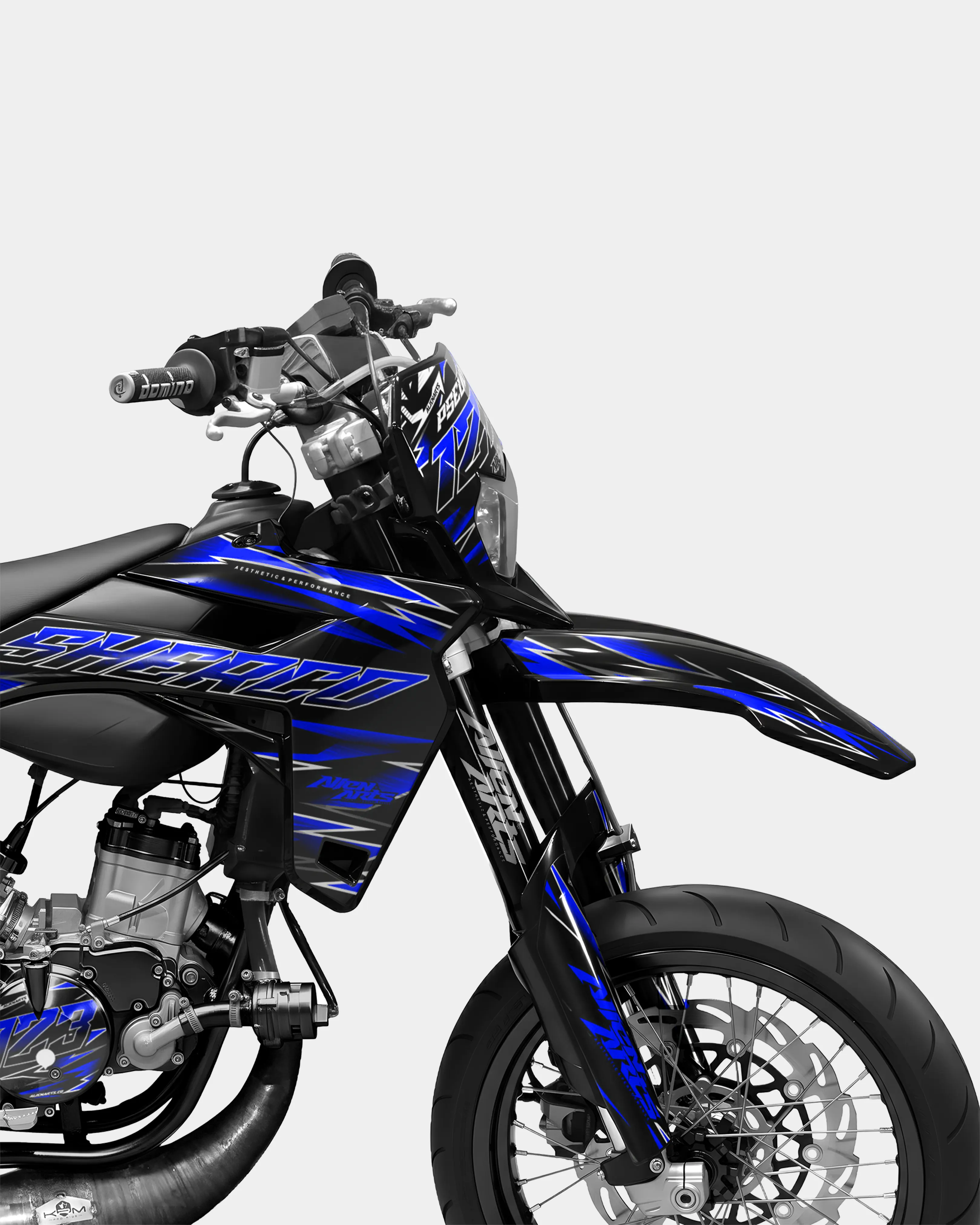 ELARA - Kit deco SHERCO 50cc - Bleu foncé - Image 3