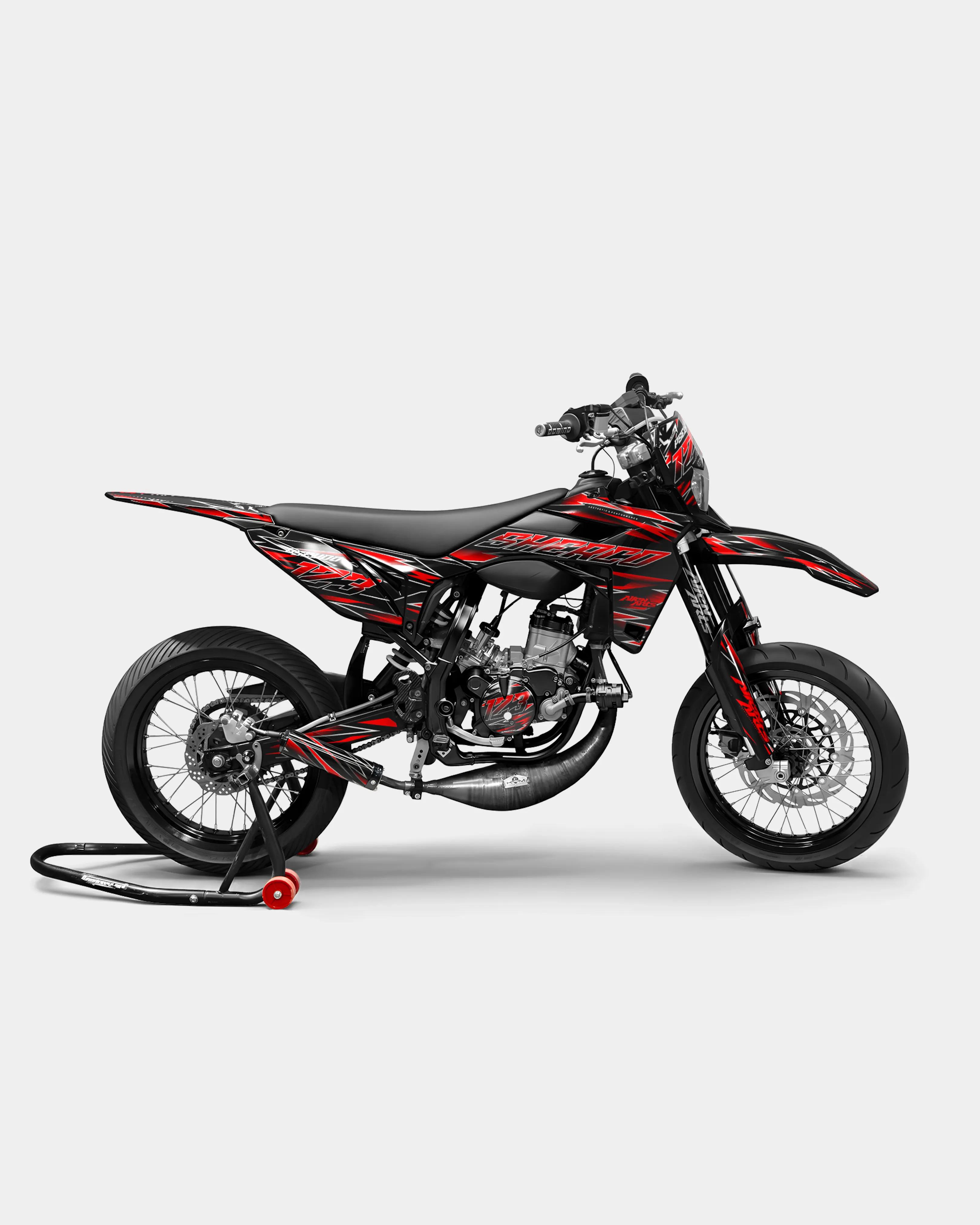 ELARA - Kit deco SHERCO 50cc - Rouge