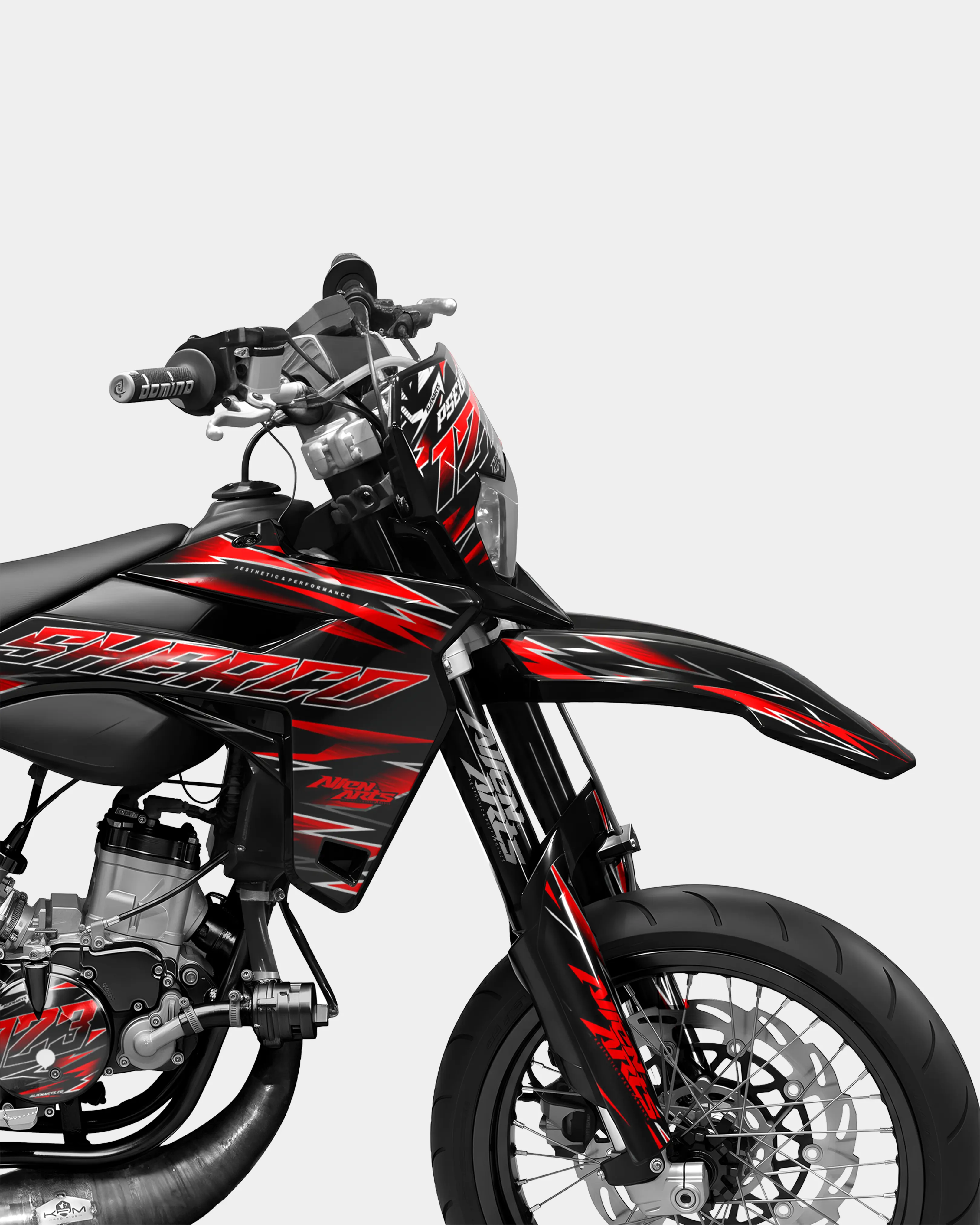 ELARA - Kit deco SHERCO 50cc - Rouge - Image 3