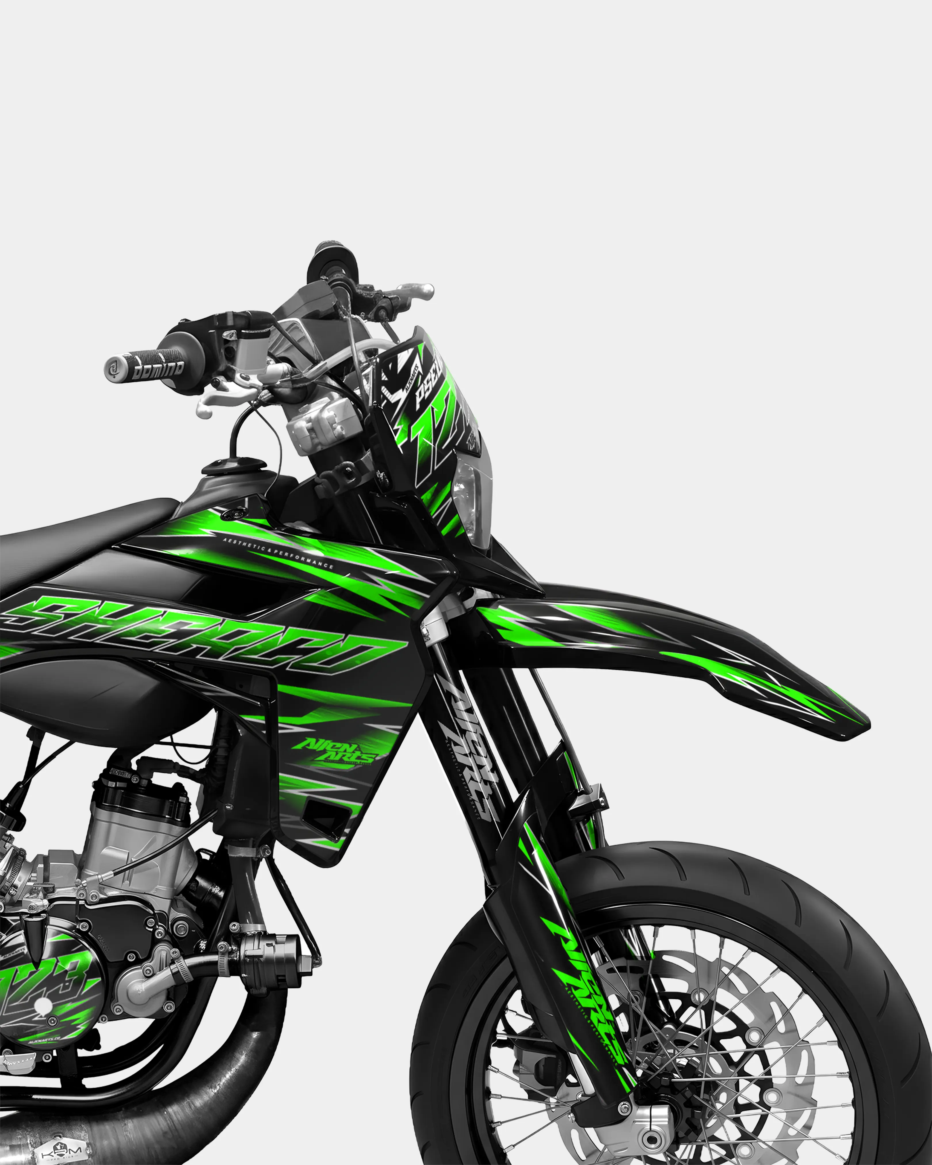 ELARA - Kit deco SHERCO 50cc - Vert - Image 3