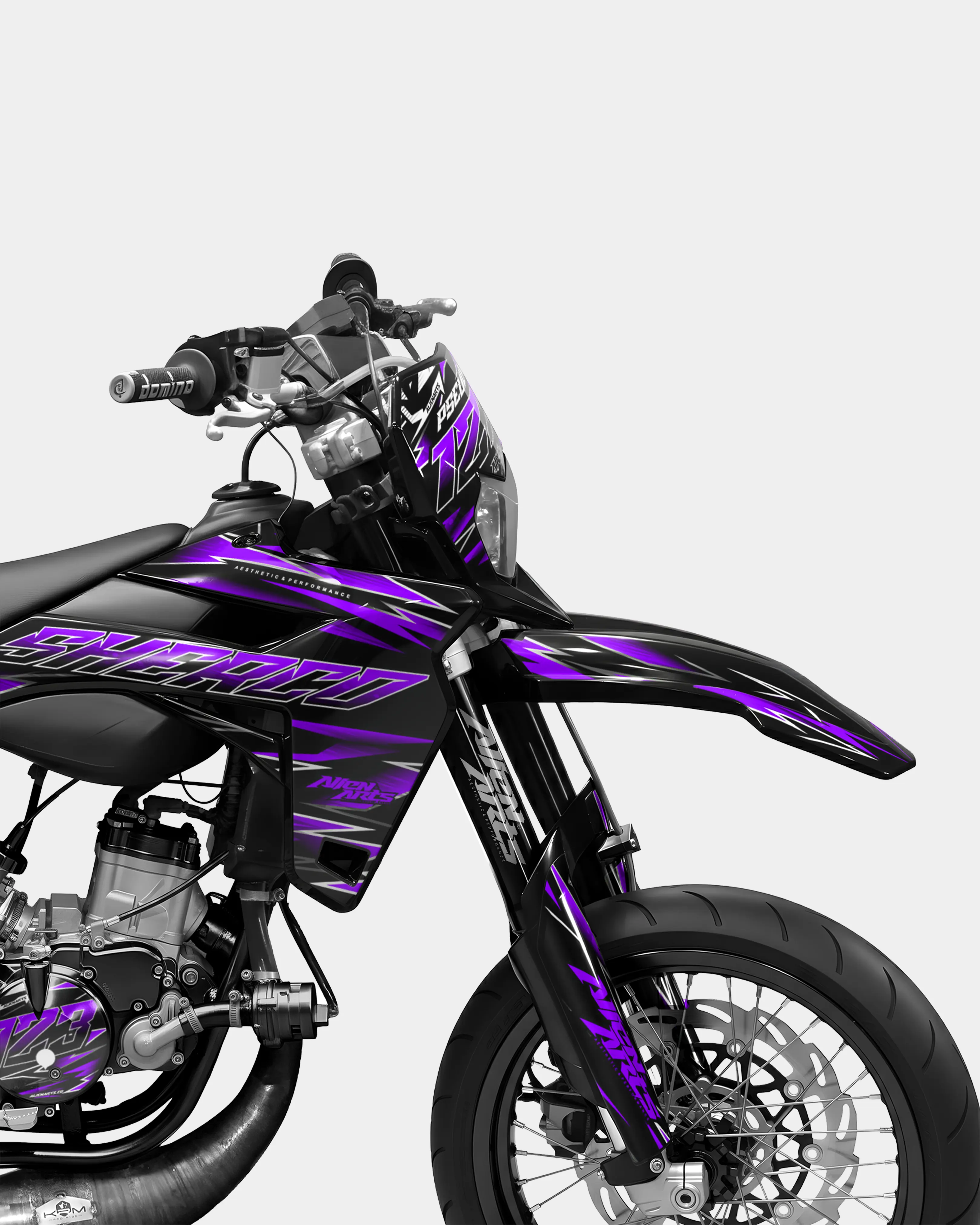 ELARA - Kit deco SHERCO 50cc - Violet - Image 3