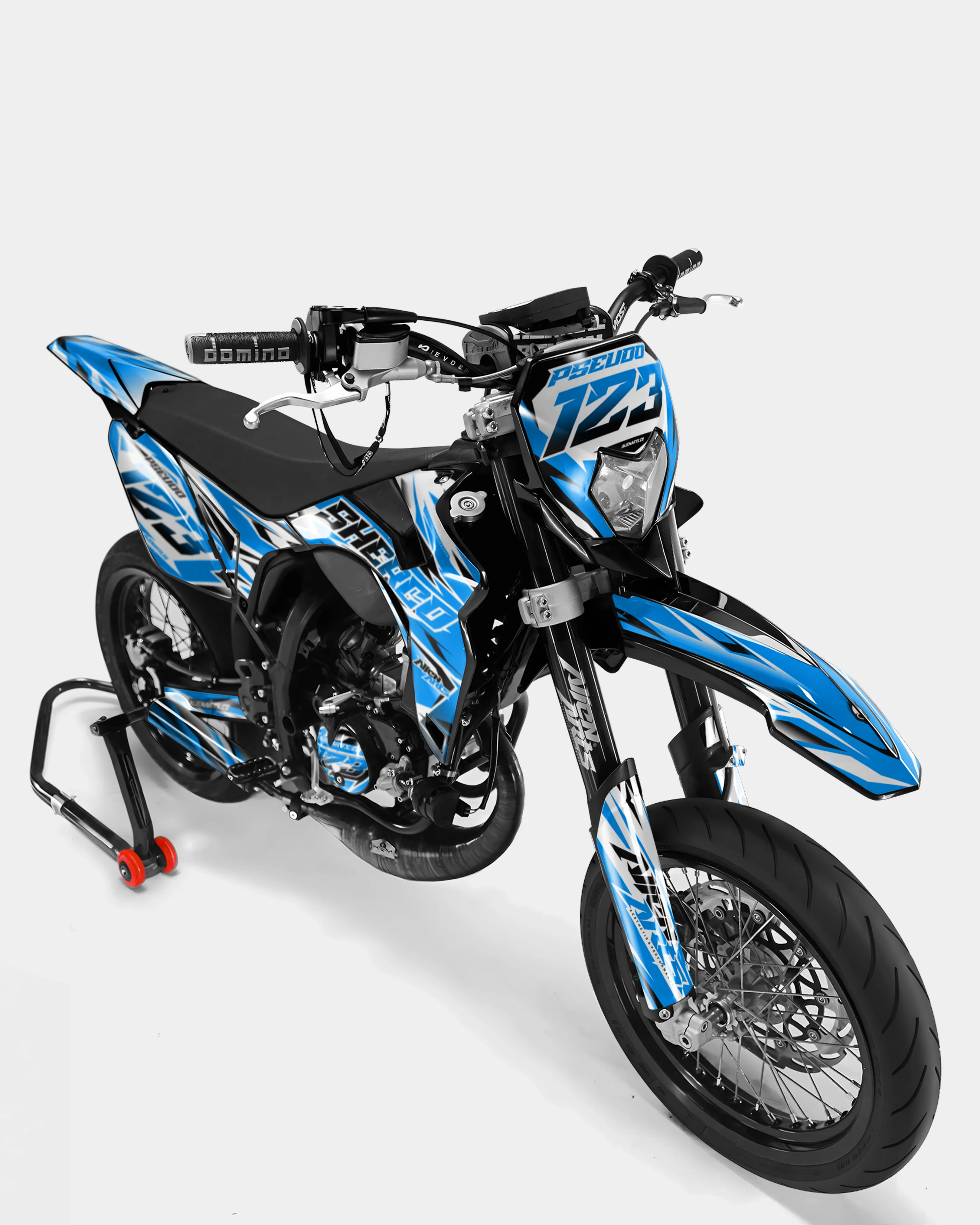 FABLE - Kit deco SHERCO 50cc - Bleu - Image 2