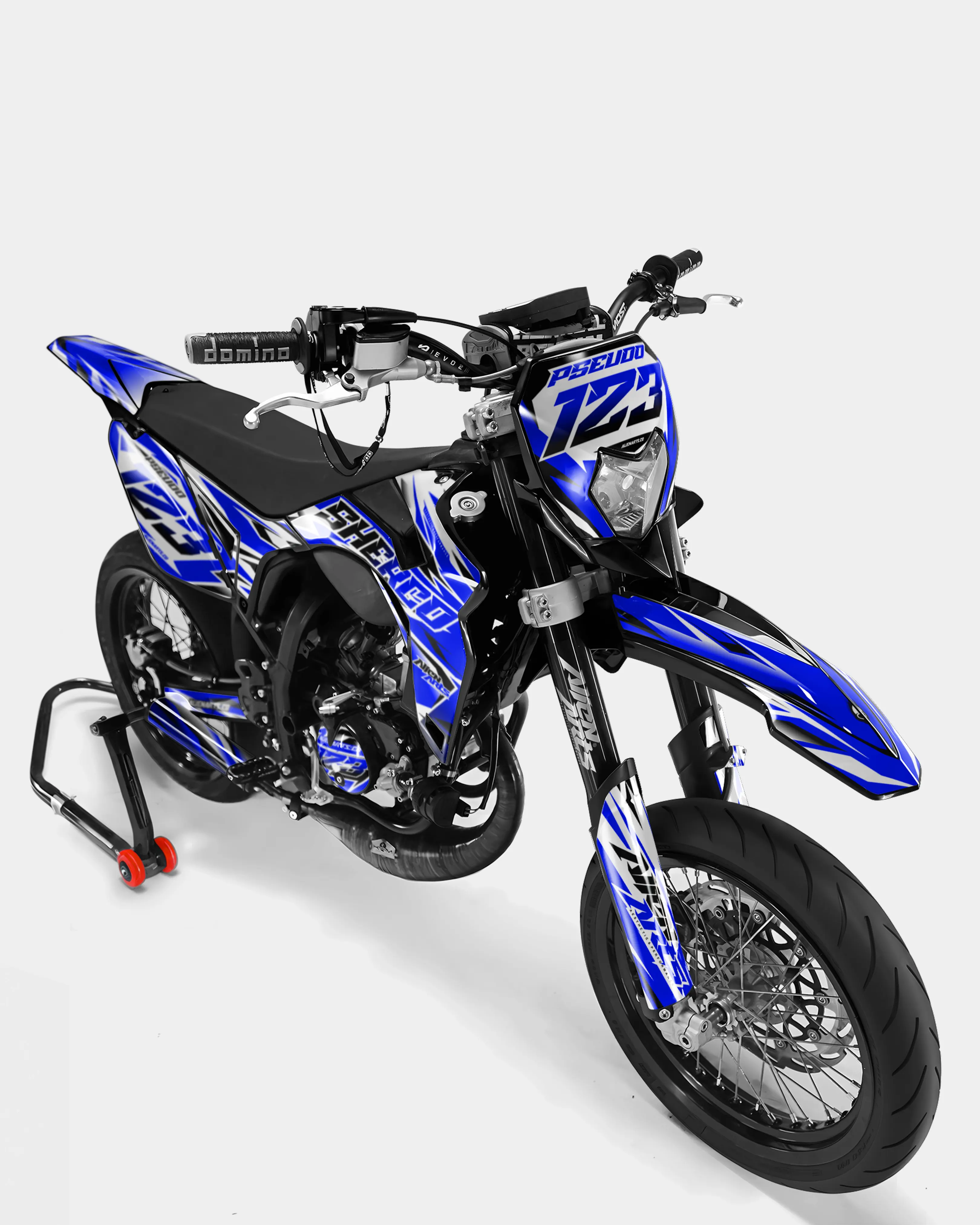 FABLE - Kit deco SHERCO 50cc - Bleu foncé - Image 2