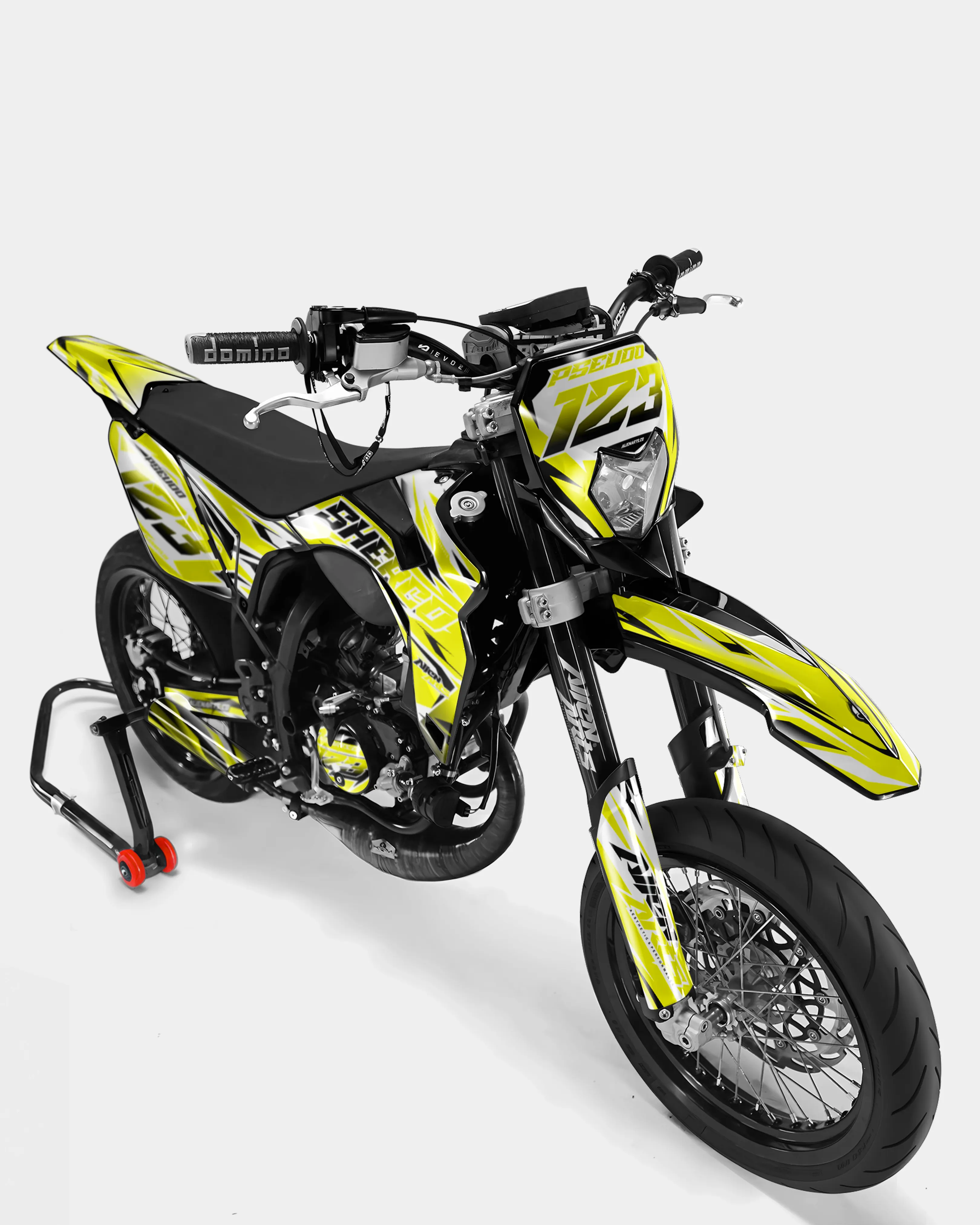 FABLE - Kit deco SHERCO 50cc - Jaune - Image 2