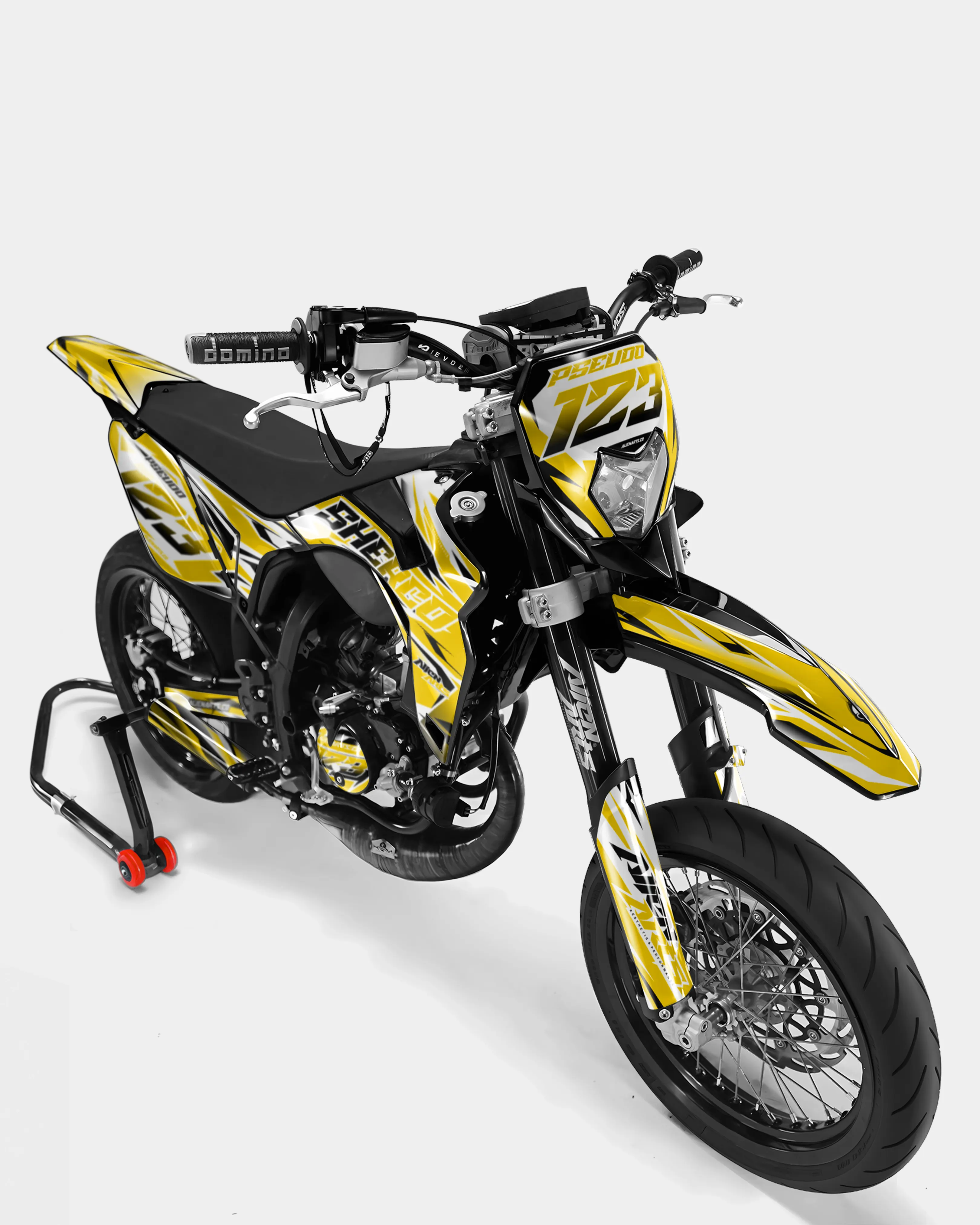 FABLE - Kit deco SHERCO 50cc - Jaune foncé - Image 2