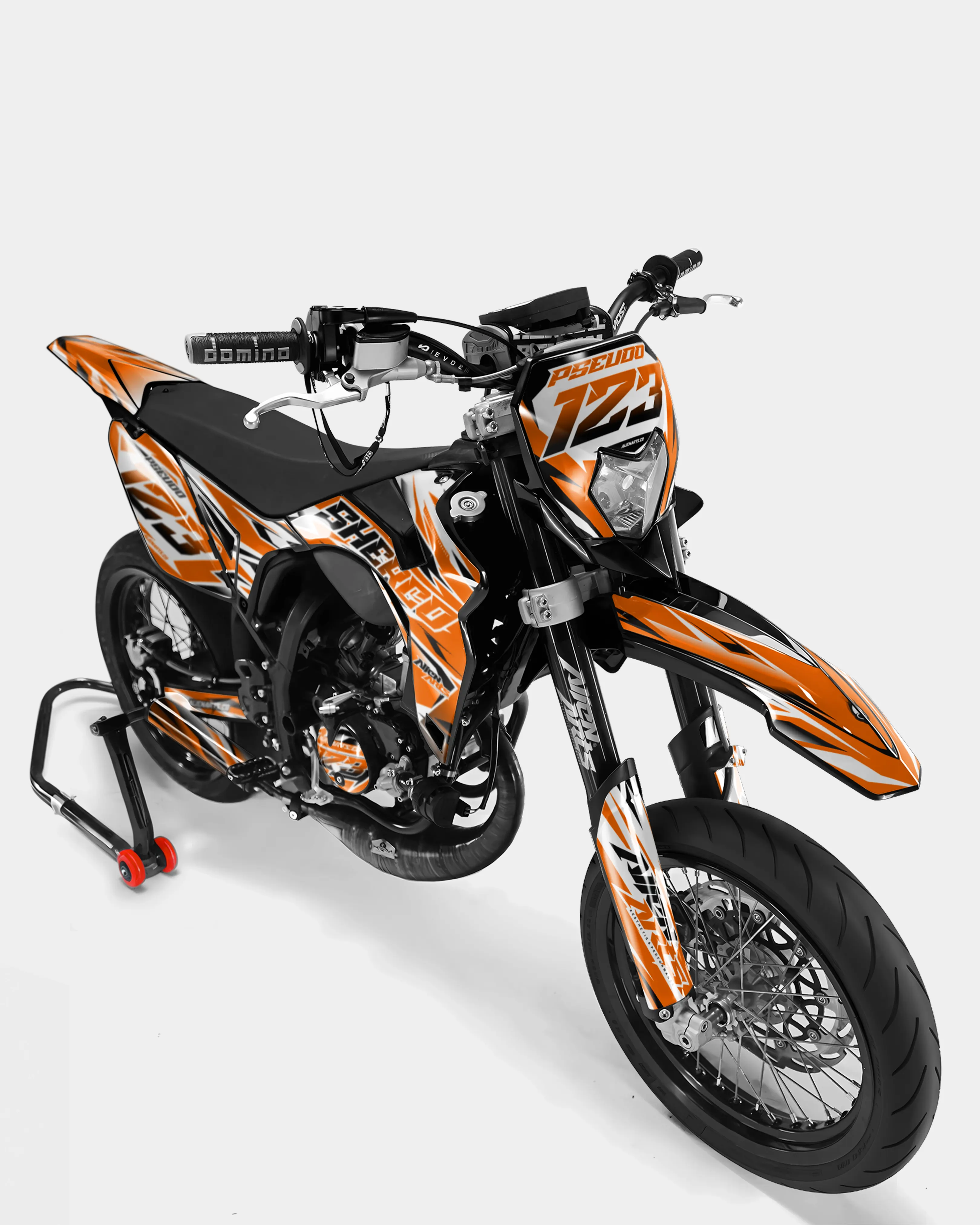 FABLE - Kit deco SHERCO 50cc - Orange - Image 2