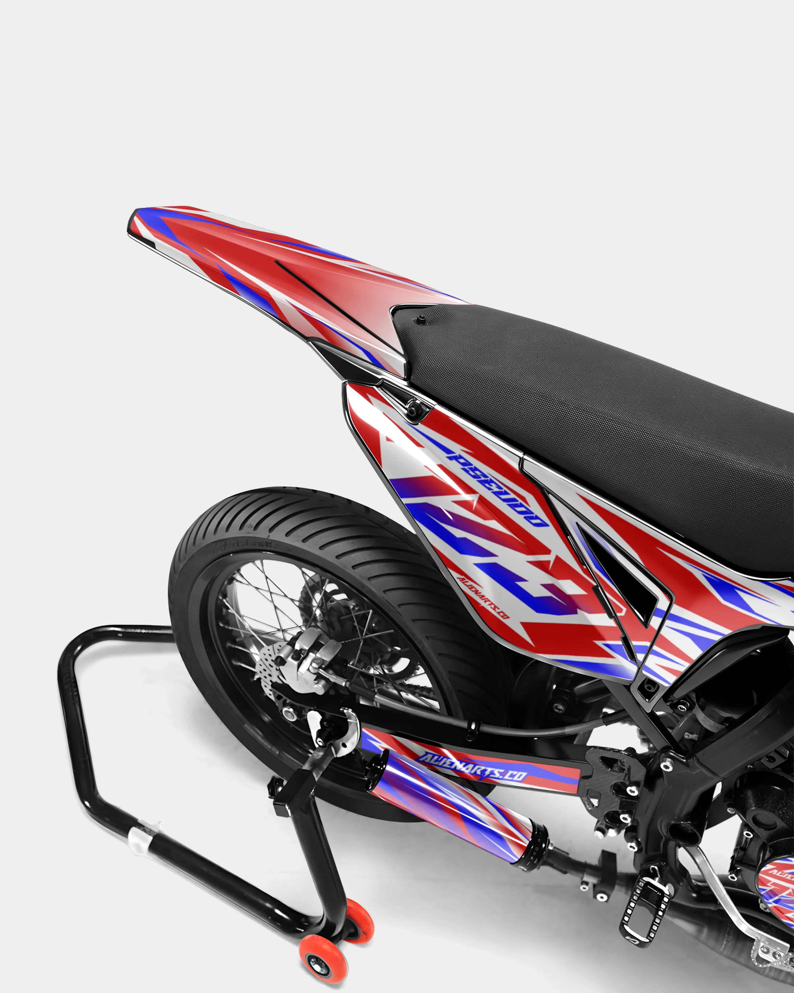 FABLE - Kit deco SHERCO 50cc - Rouge Bleu - Image 4