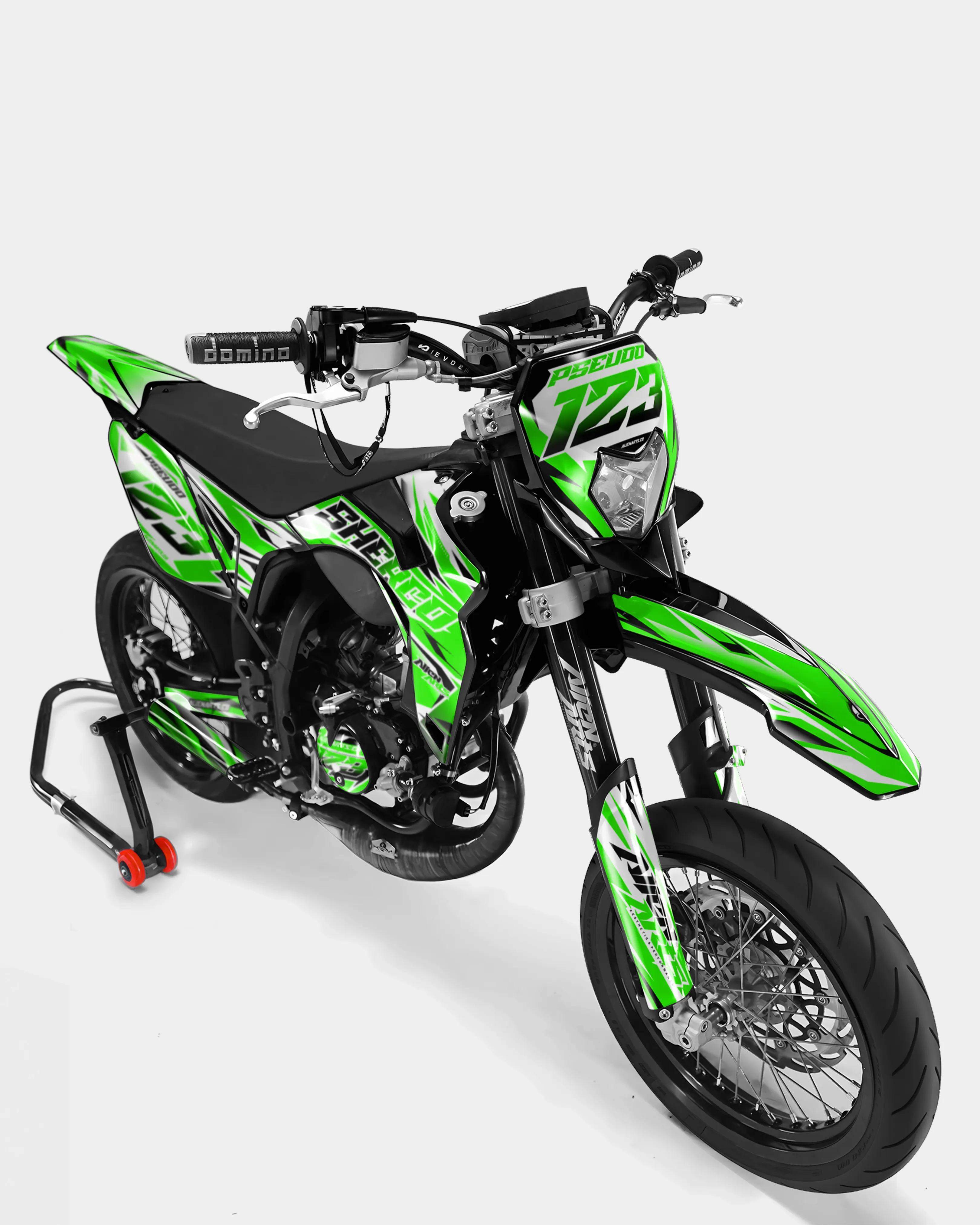 FABLE - Kit deco SHERCO 50cc - Vert - Image 2