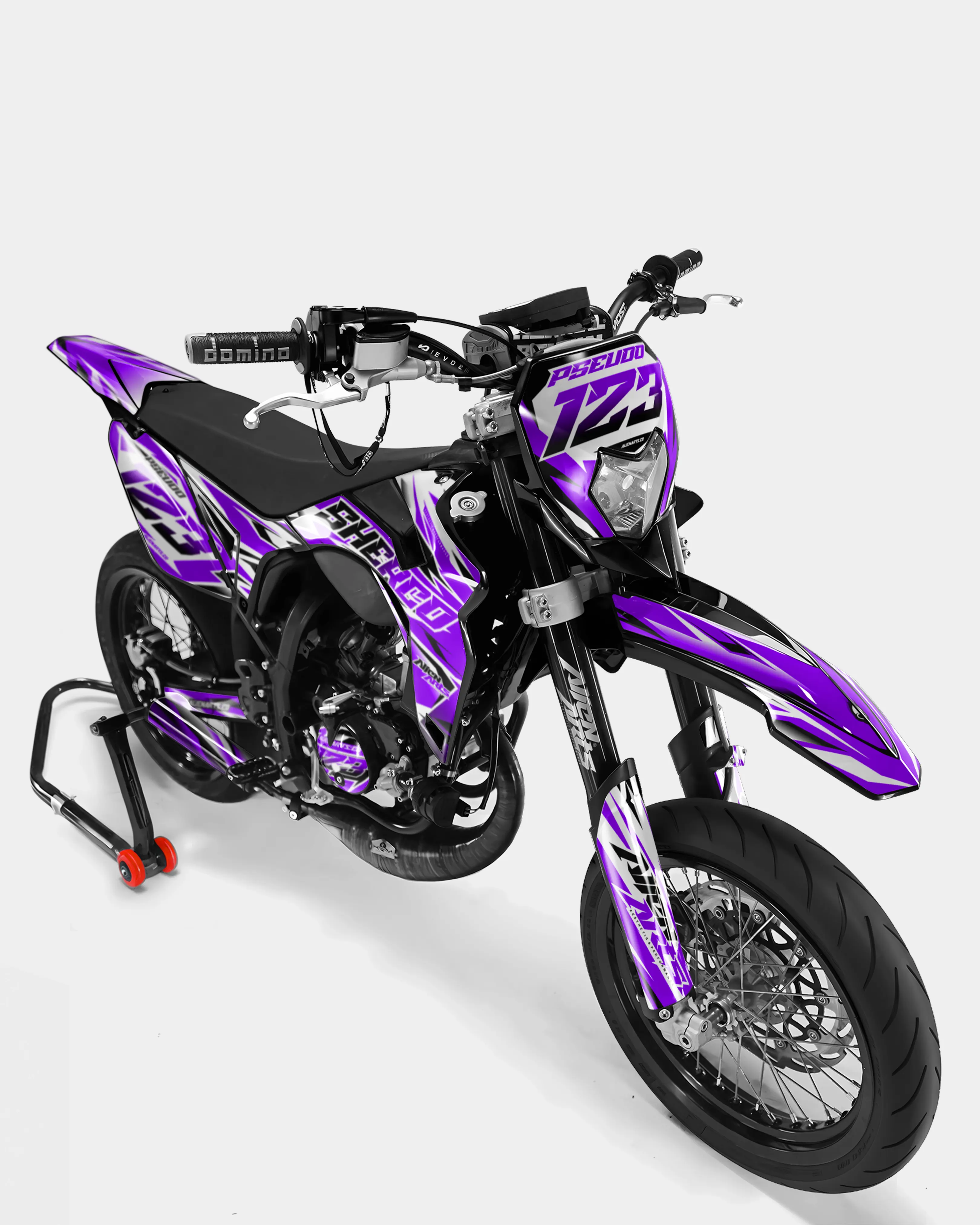FABLE - Kit deco SHERCO 50cc - Violet - Image 2