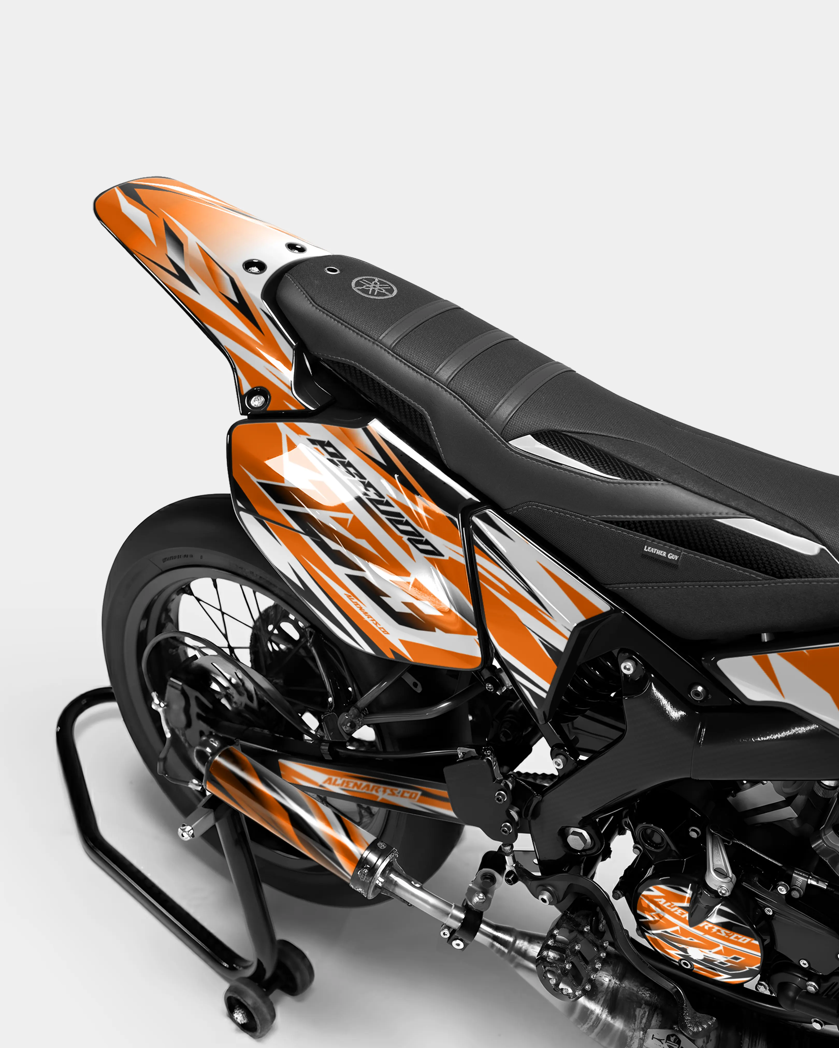 FABLE - Kit deco YAMAHA DT 50cc - Orange - Image 3