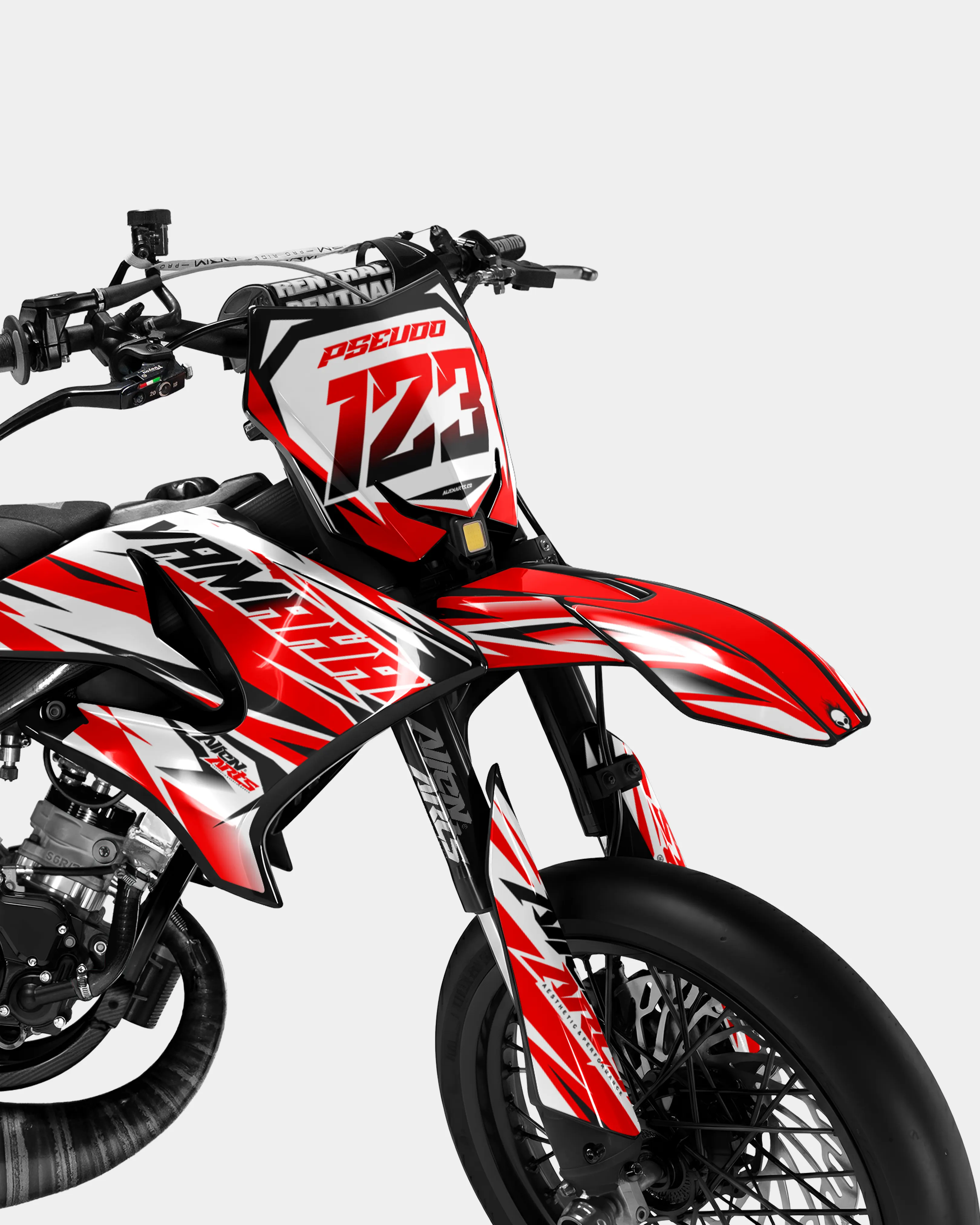 FABLE - Kit deco YAMAHA DT 50cc - Rouge - Image 2