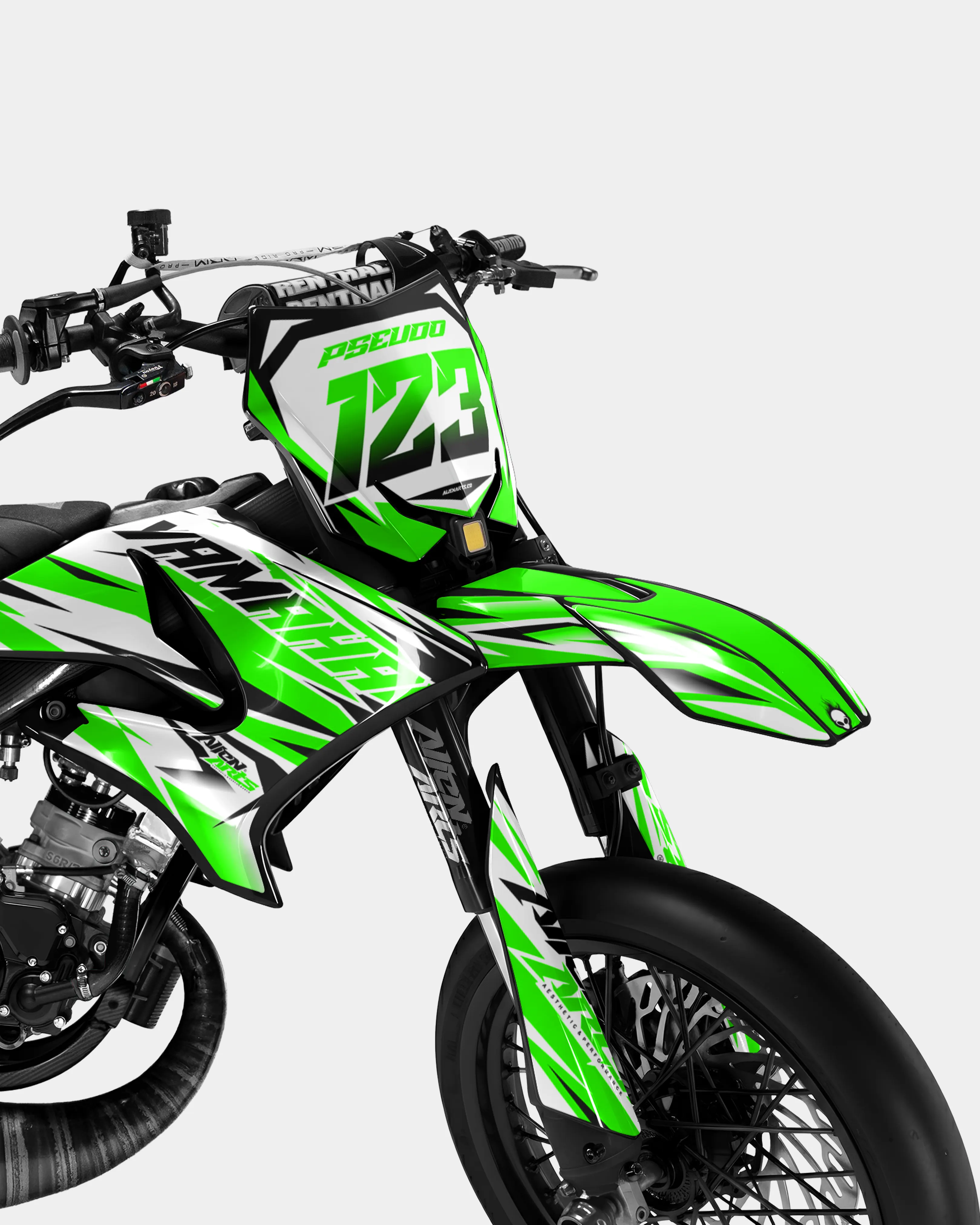 FABLE - Kit deco YAMAHA DT 50cc - Vert - Image 2