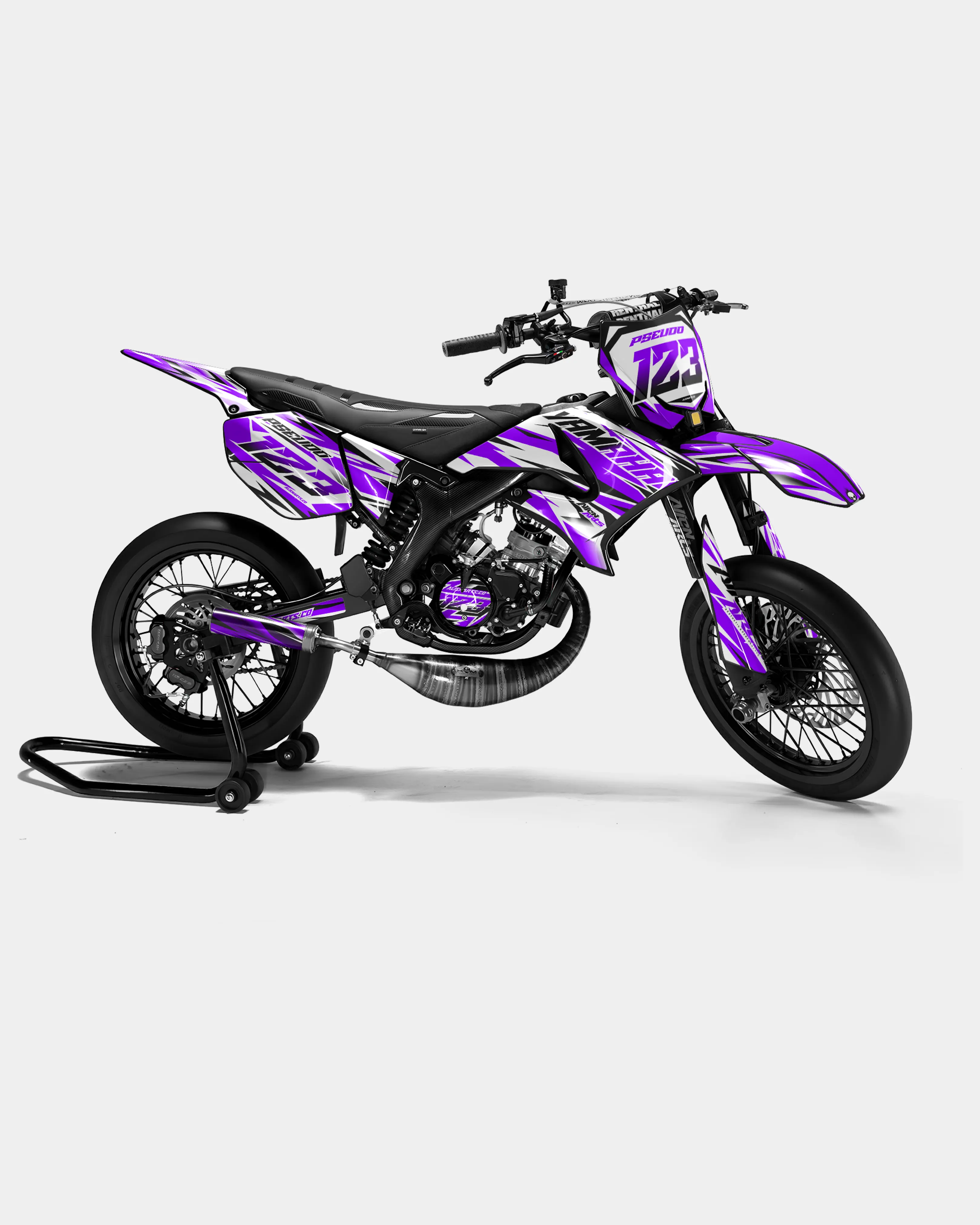FABLE - Kit deco YAMAHA DT 50cc - Violet