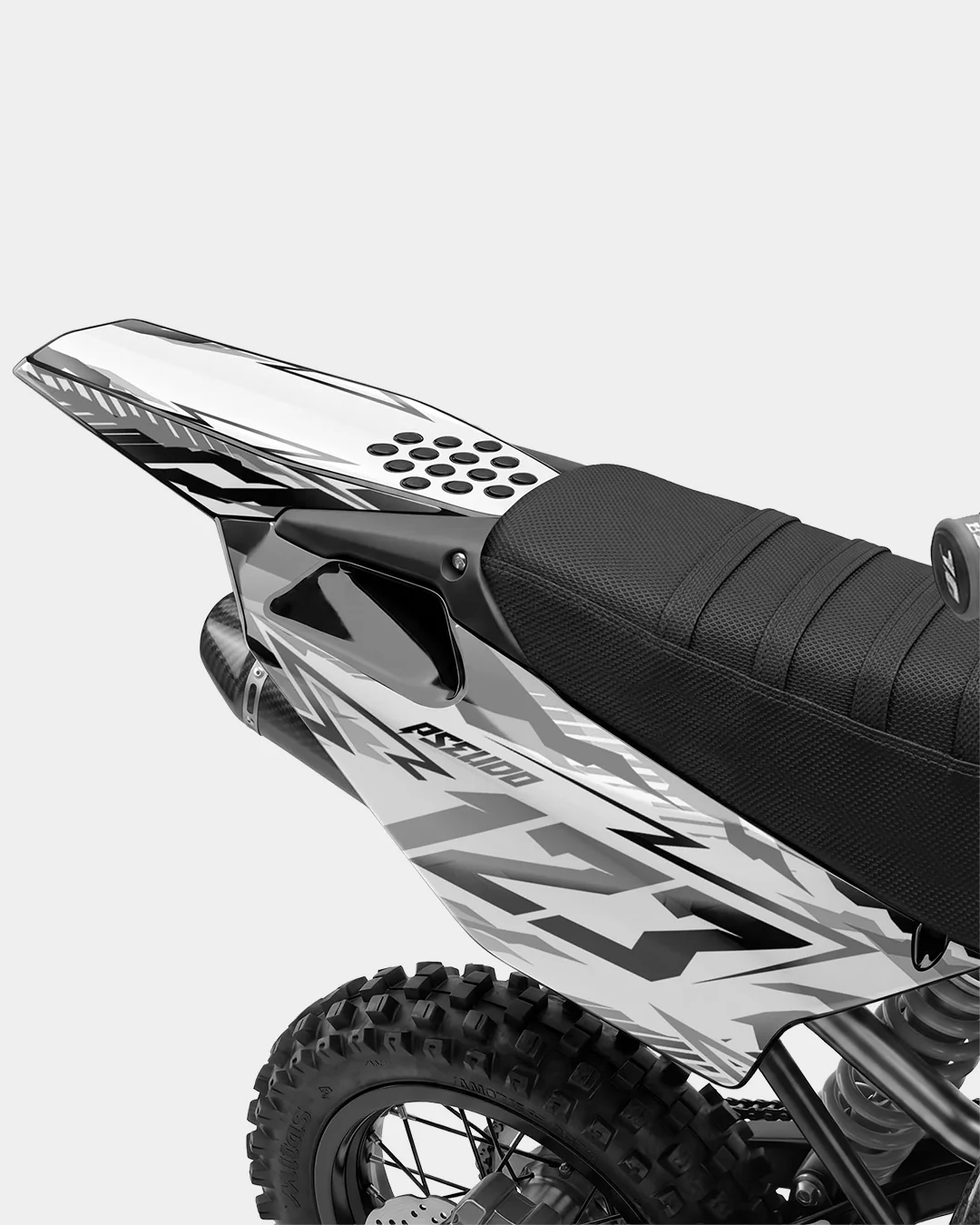 FERAL - Kit Déco Dirt Bike Semi-Personnalisable - Gris - Image 3