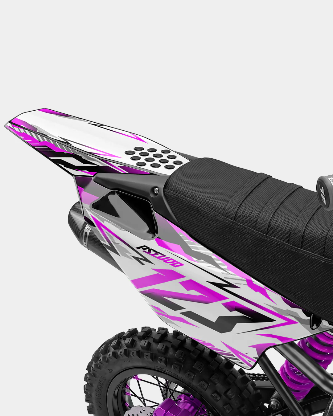 FERAL - Kit Déco Dirt Bike Semi-Personnalisable - Rose - Image 3