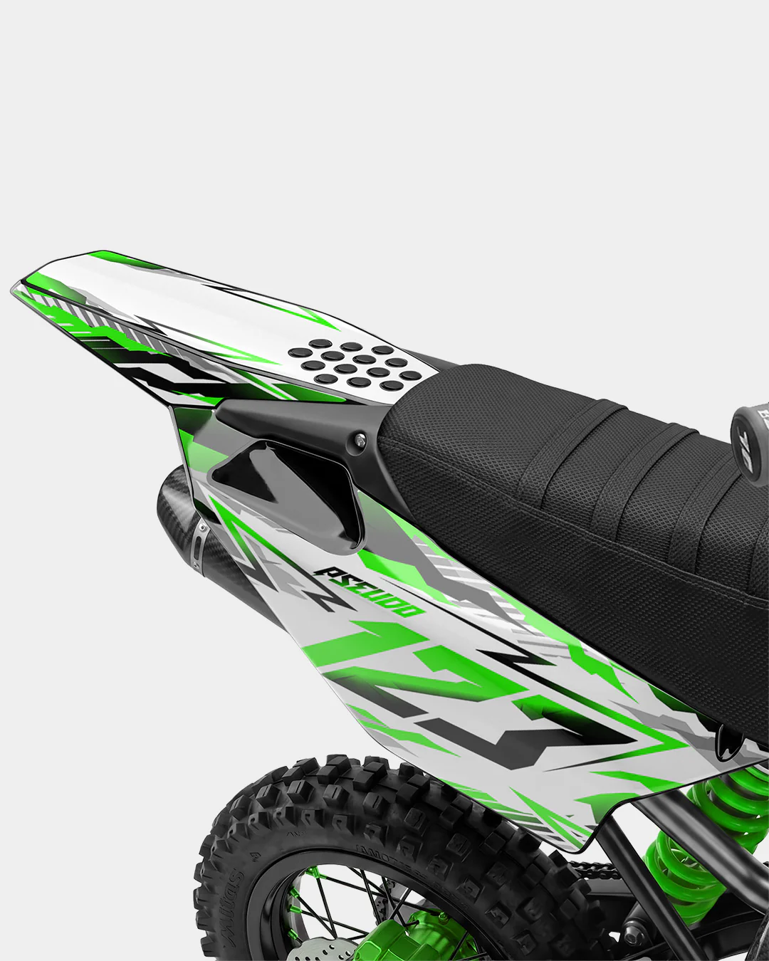 FERAL - Kit Déco Dirt Bike Semi-Personnalisable - Vert - Image 3