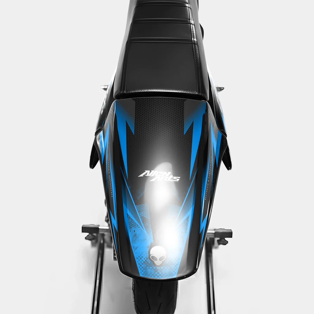 LISSE - Kit deco DERBI 50cc - Bleu - Image 3