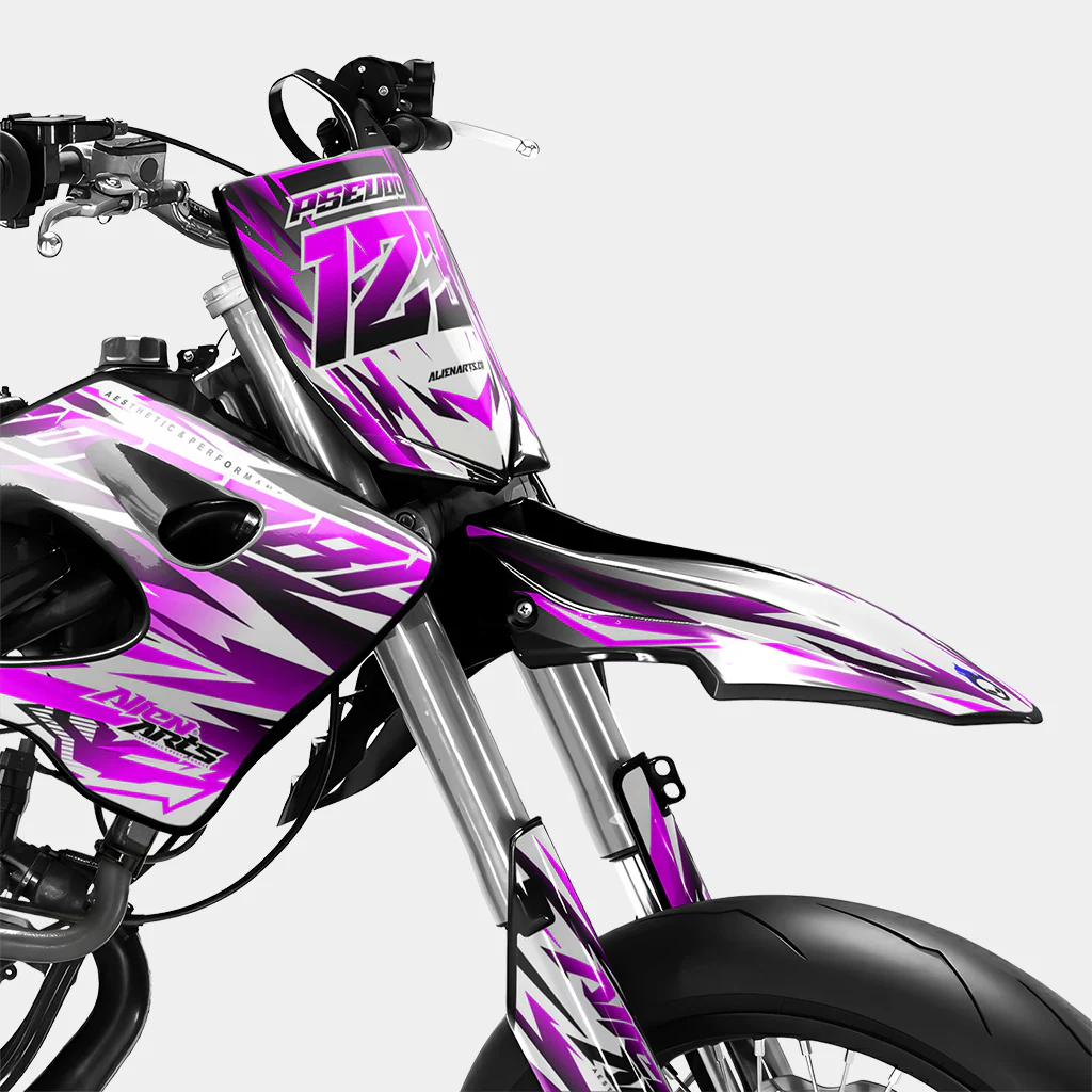 FIKA - Kit deco DERBI 50cc - Rose - Image 2
