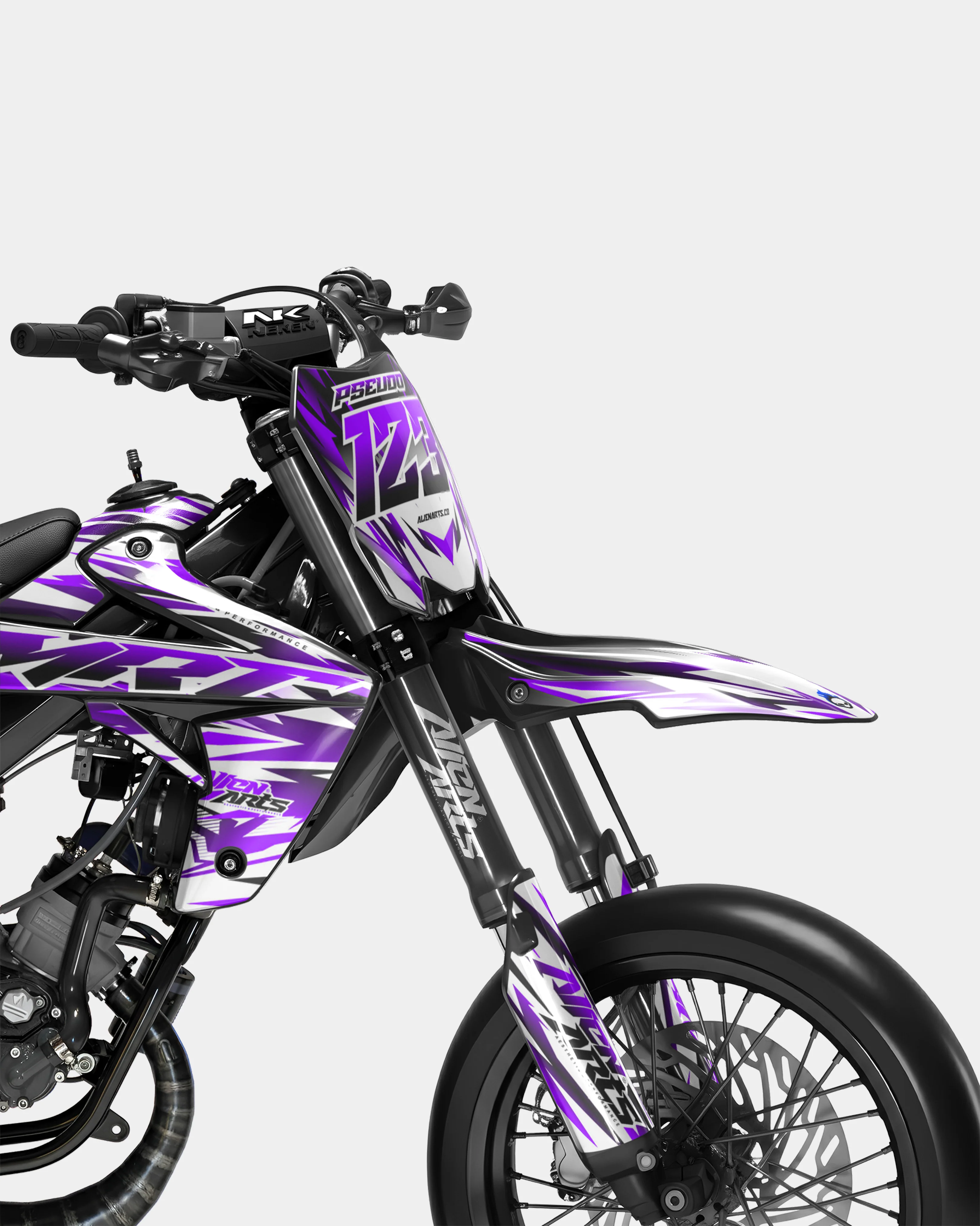 FIKA - Kit deco RIEJU 50cc - Violet - Image 2