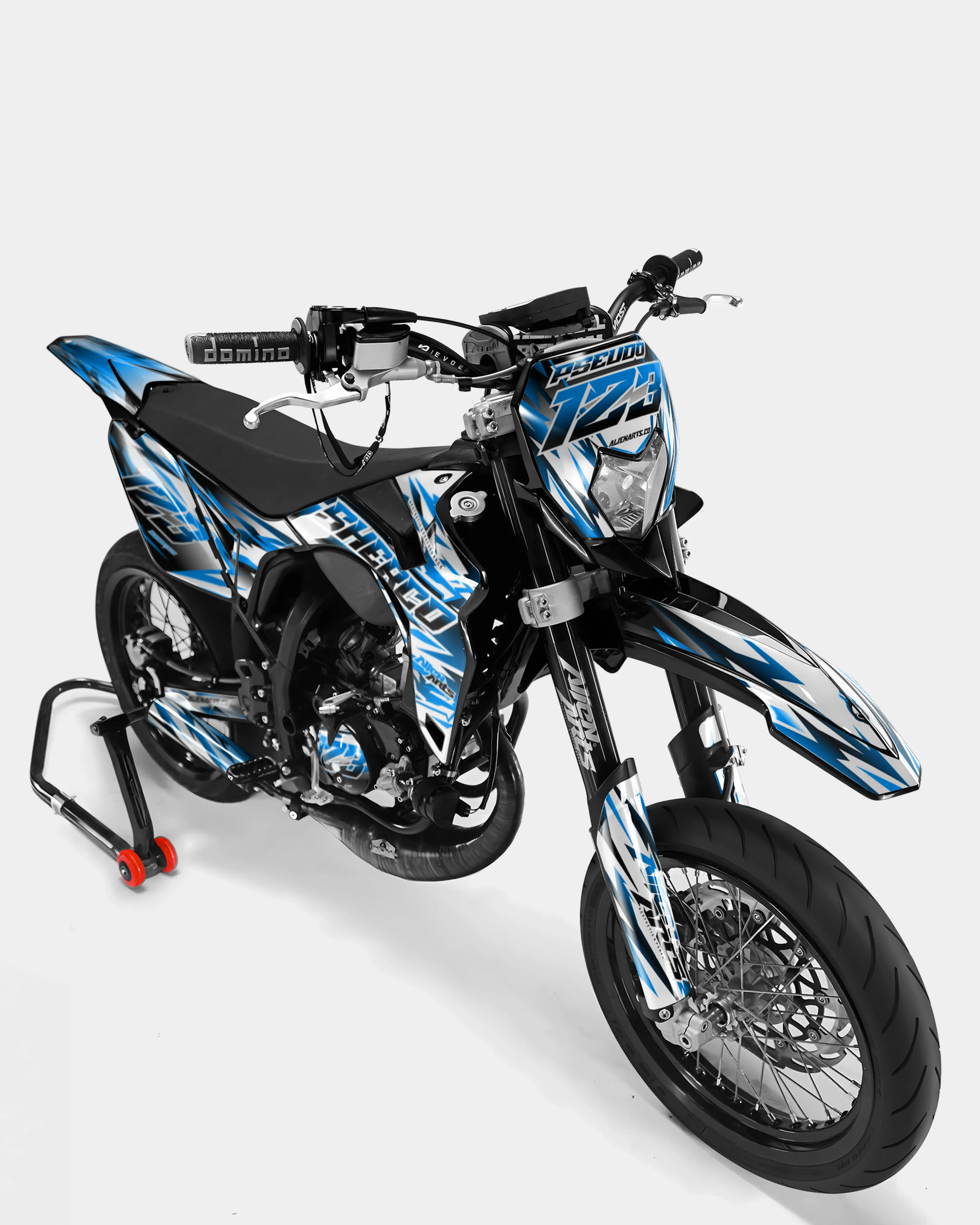 FIKA - Kit deco SHERCO 50cc - Bleu - Image 2