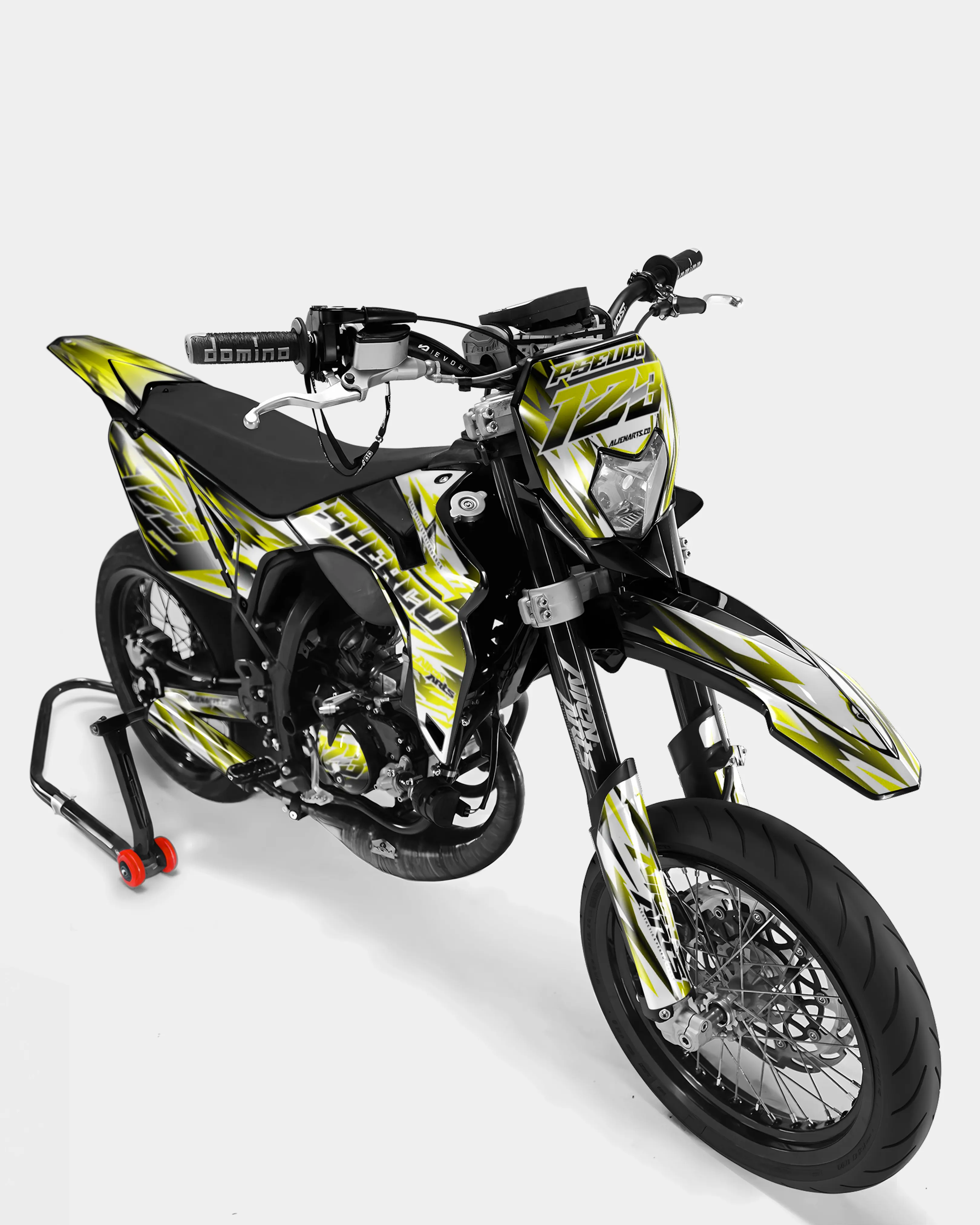 FIKA - Kit deco SHERCO 50cc - Jaune - Image 2