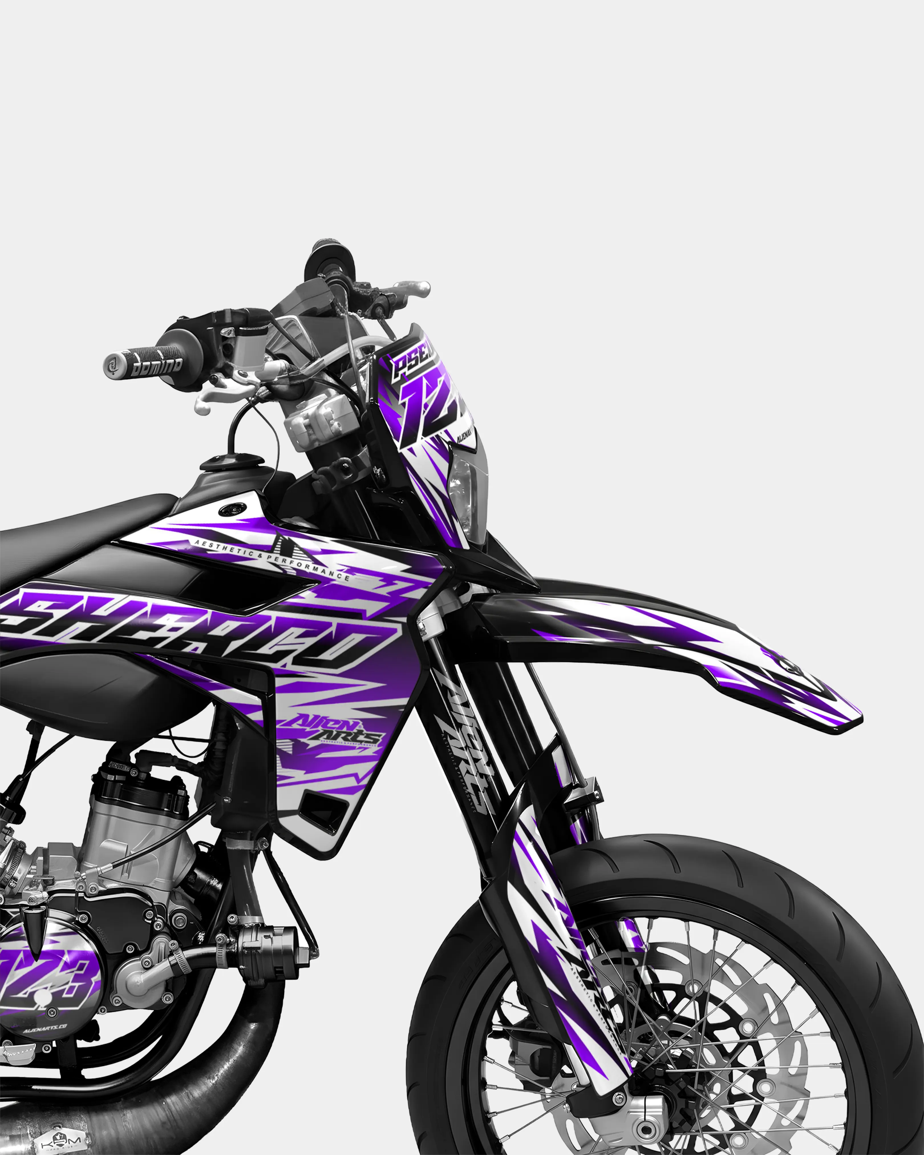 FIKA - Kit deco SHERCO 50cc - Violet - Image 3