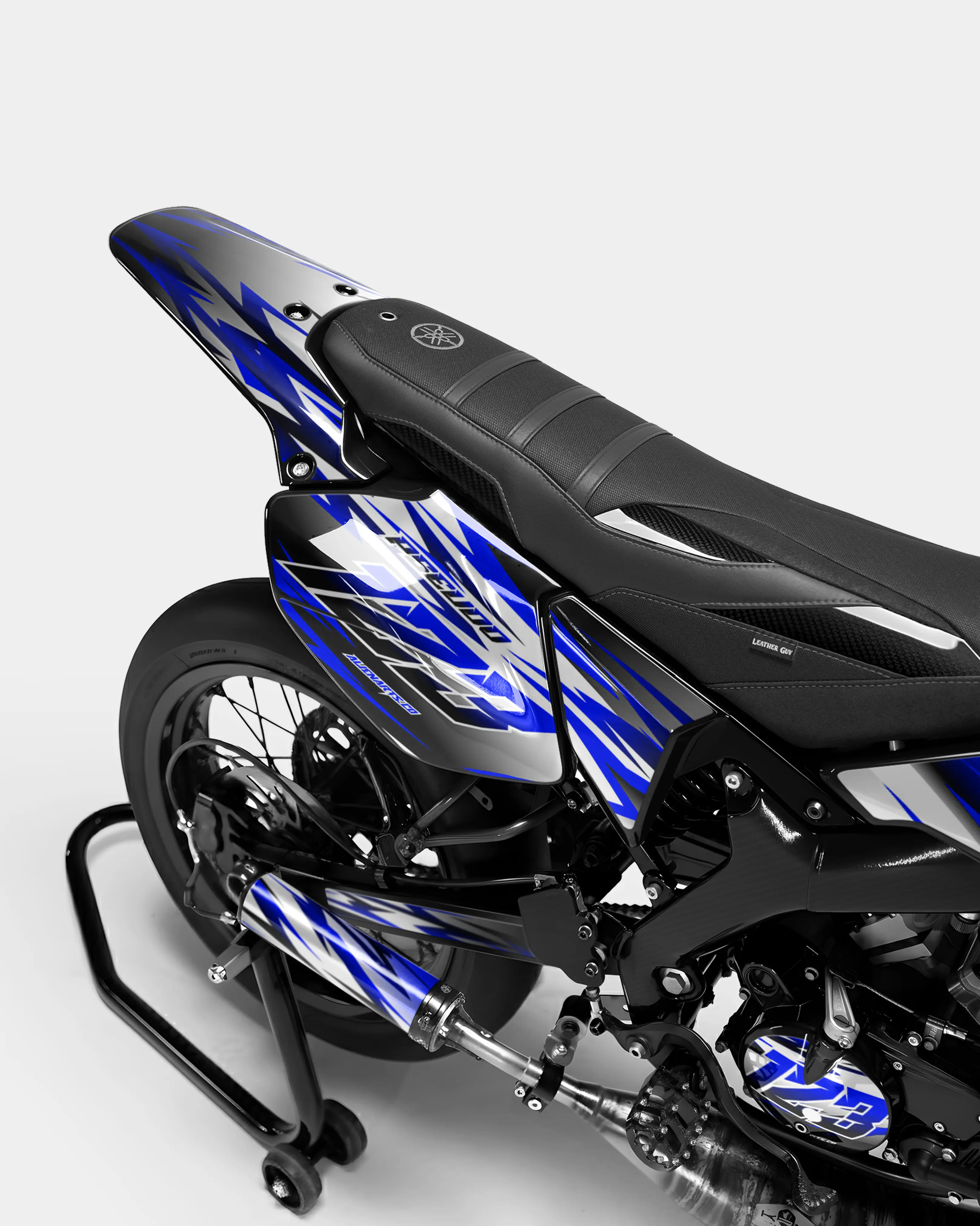 FIKA - Kit deco YAMAHA DT 50cc - Bleu foncé - Image 3
