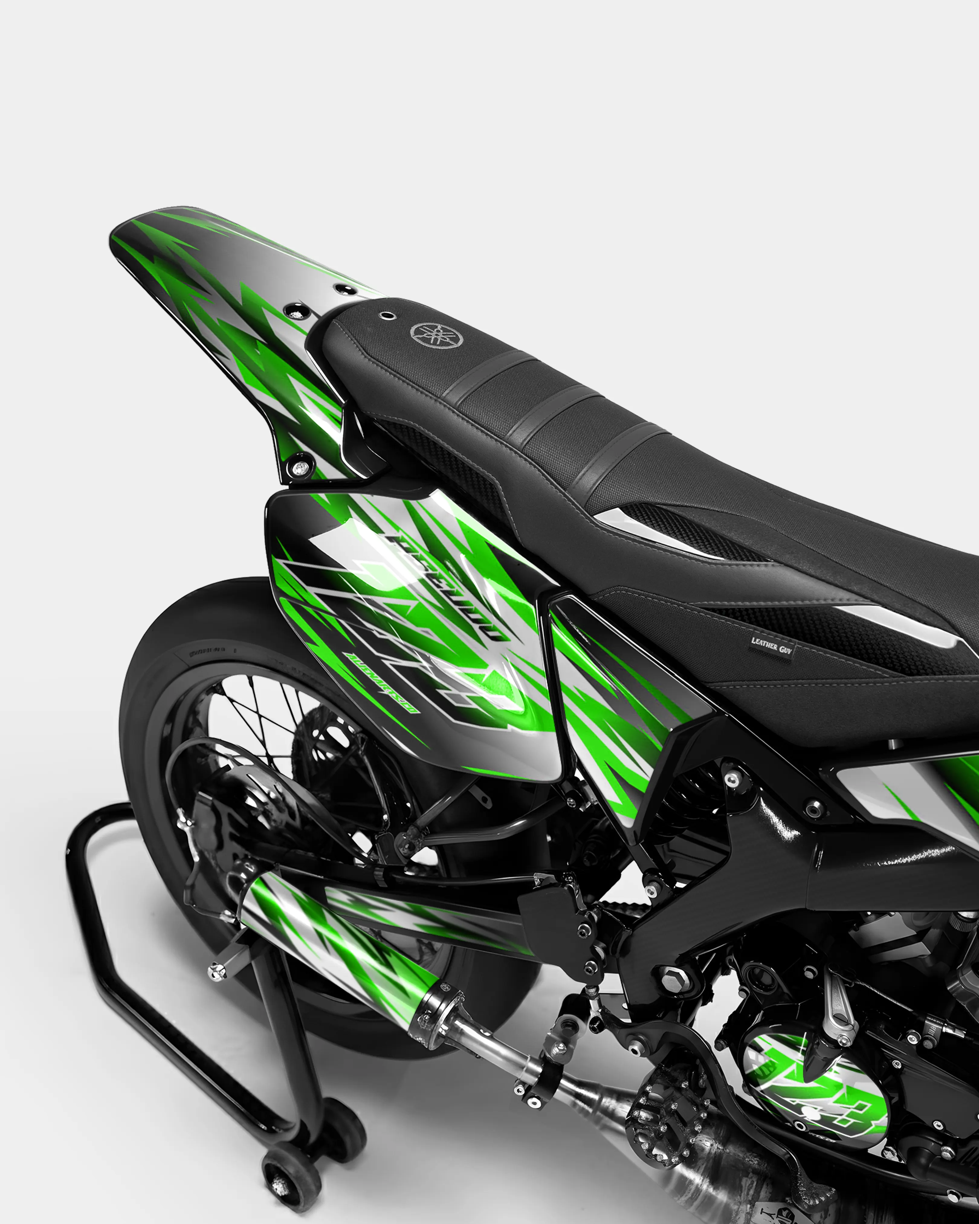 FIKA - Kit deco YAMAHA DT 50cc - Vert - Image 3