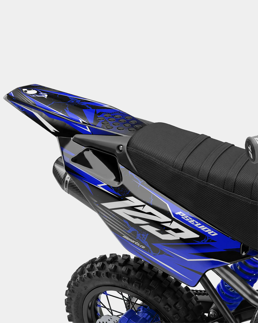 GRUDGE - Kit Déco Dirt Bike Semi-Personnalisable - Bleu foncé - Image 3