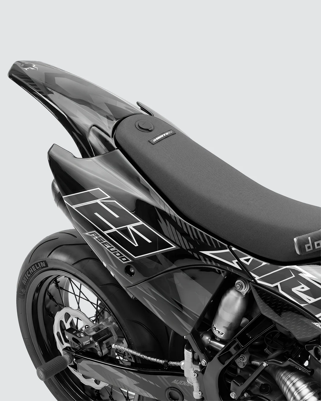 IONIK - Kit Déco Supermotard Semi-Personnalisable - Noir - Image 3