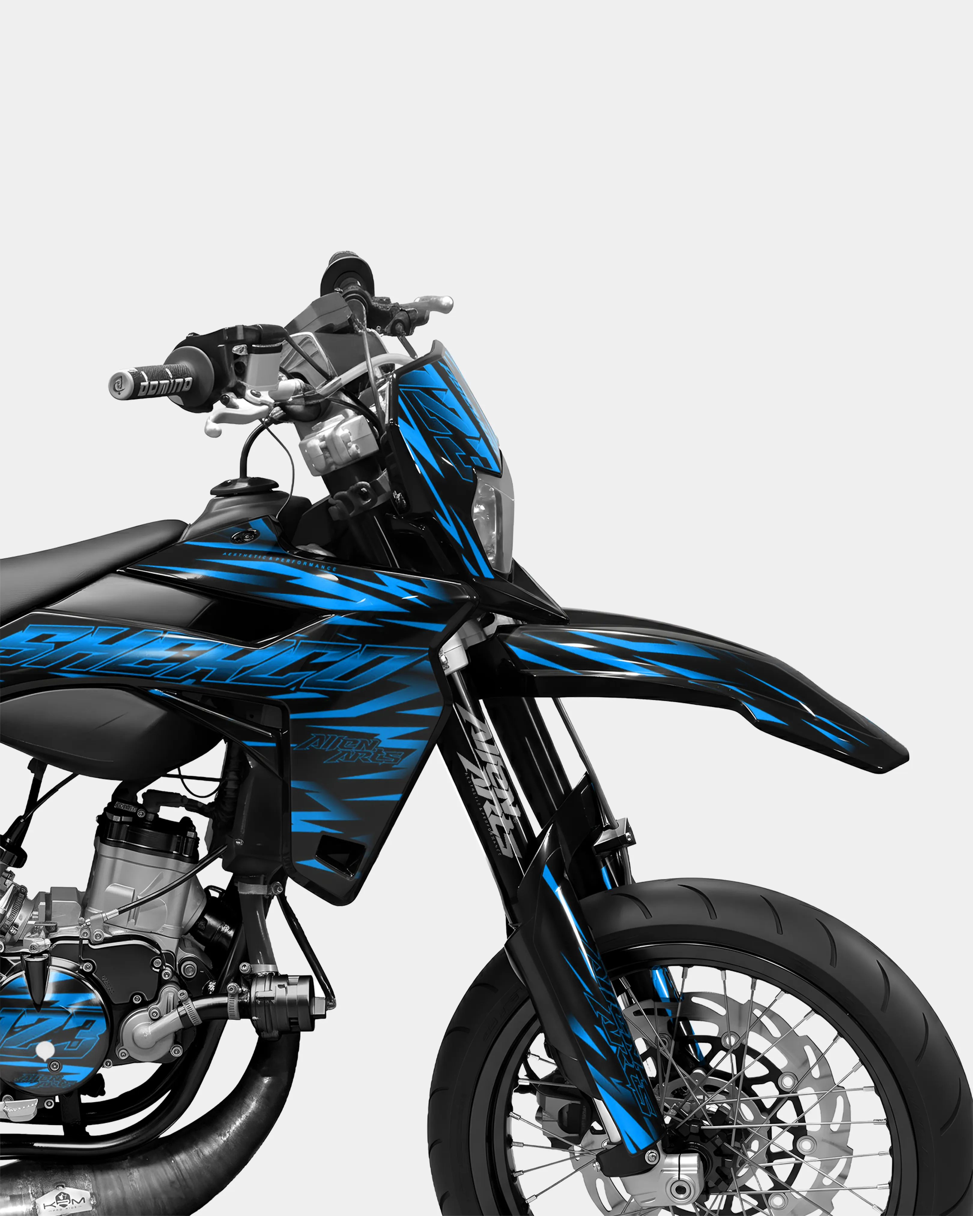 LIEN- Kit deco SHERCO 50cc - Bleu - Image 3