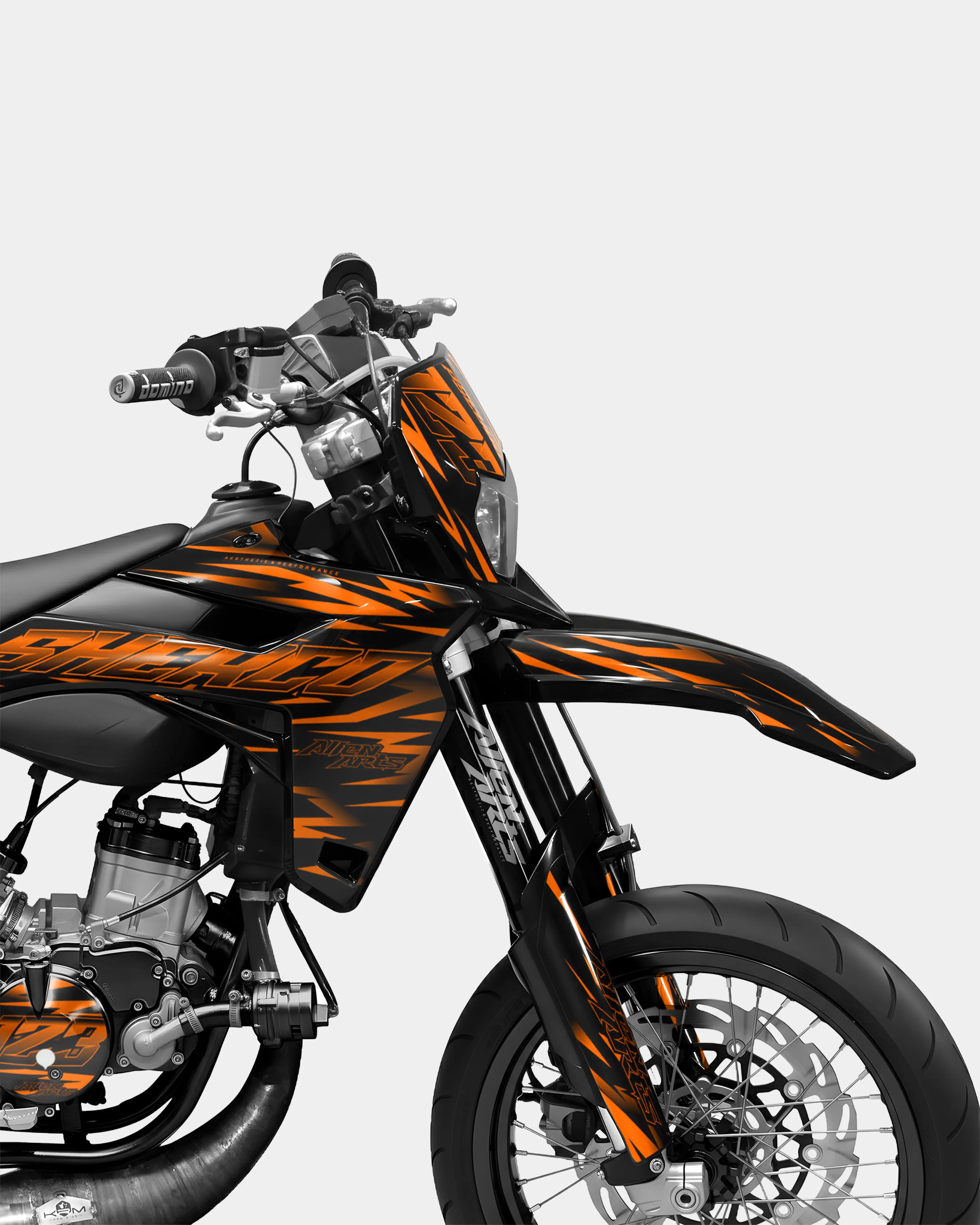 LIEN- Kit deco SHERCO 50cc - Orange - Image 3