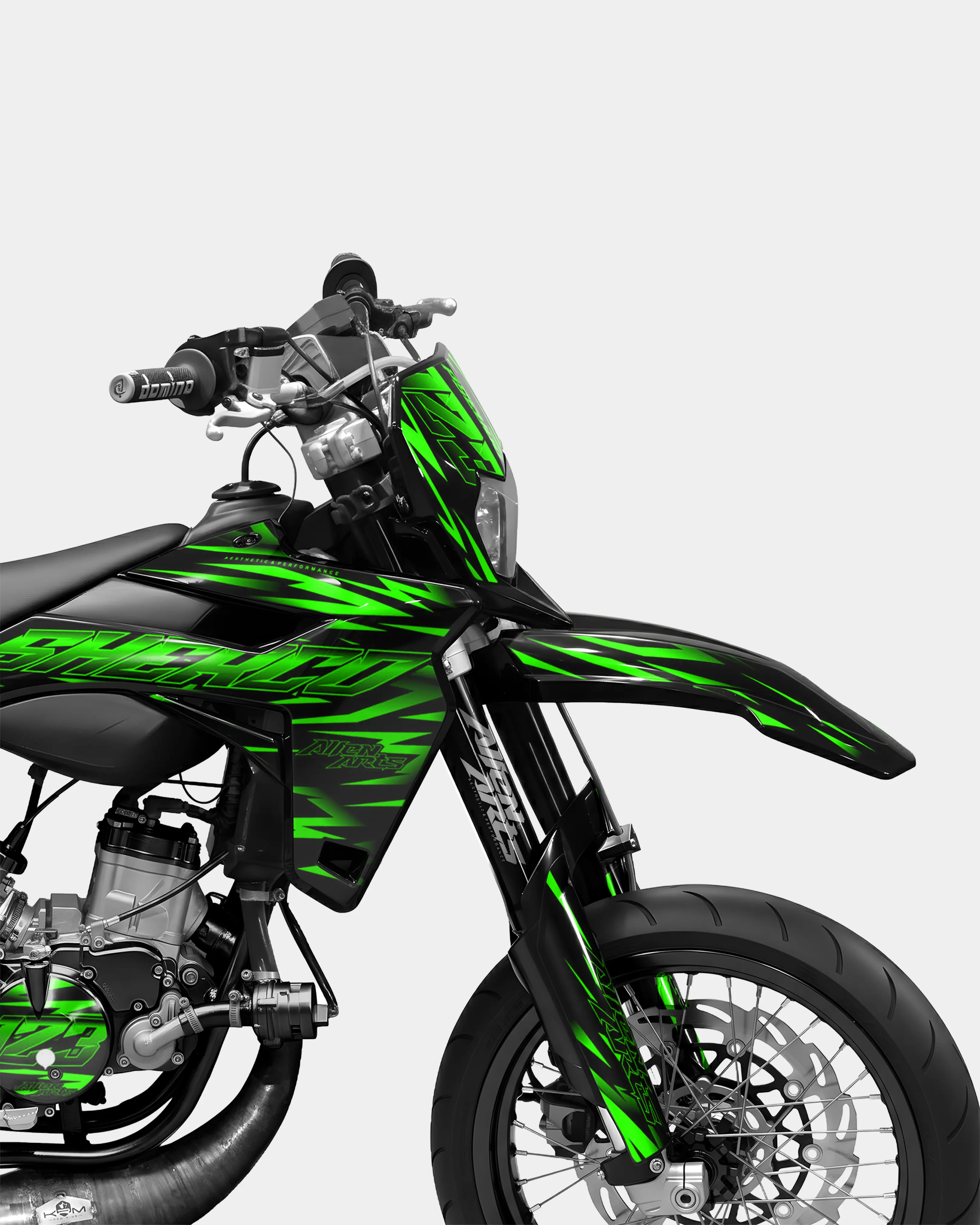 LIEN- Kit deco SHERCO 50cc - Vert - Image 3