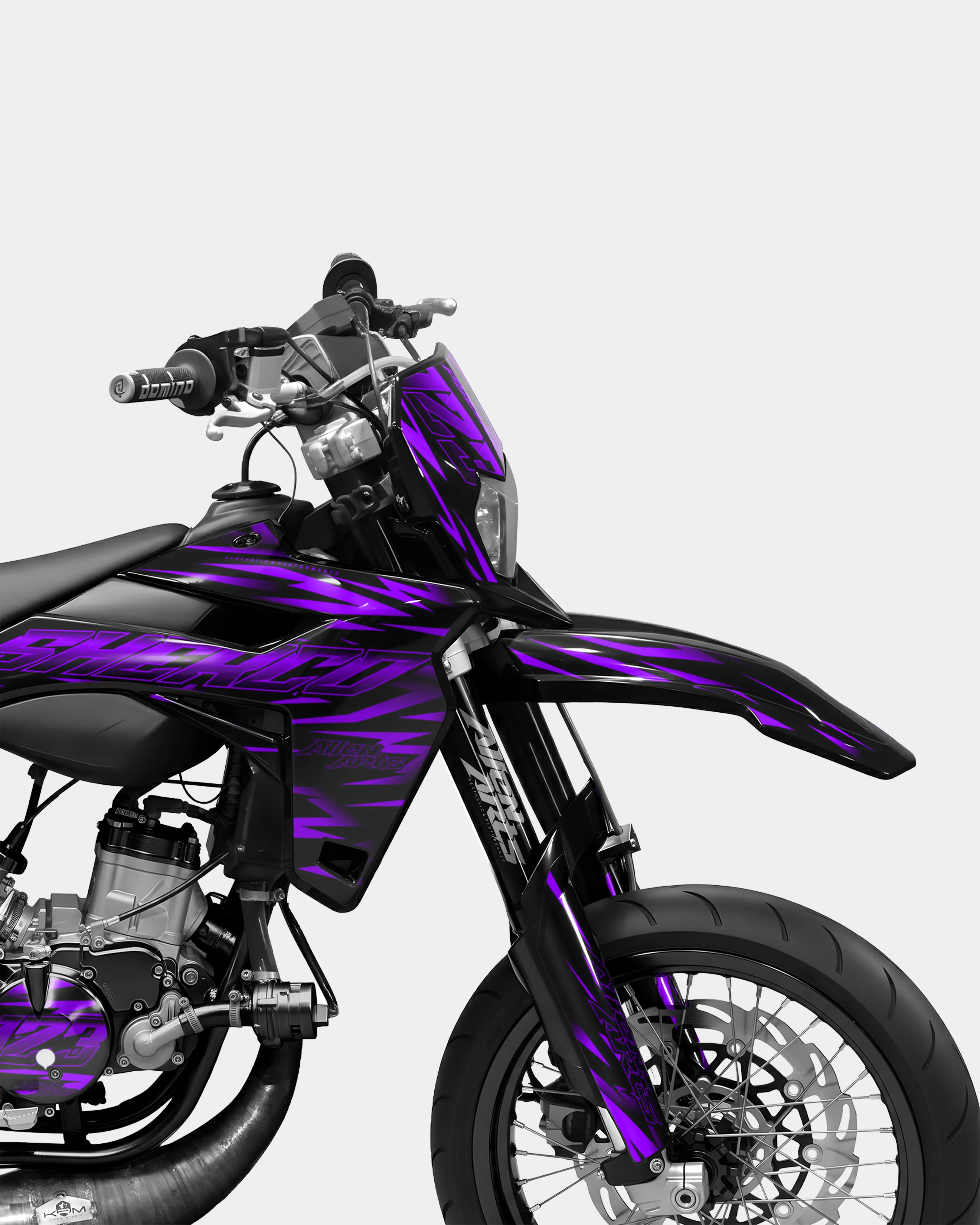 LIEN- Kit deco SHERCO 50cc - Violet - Image 3