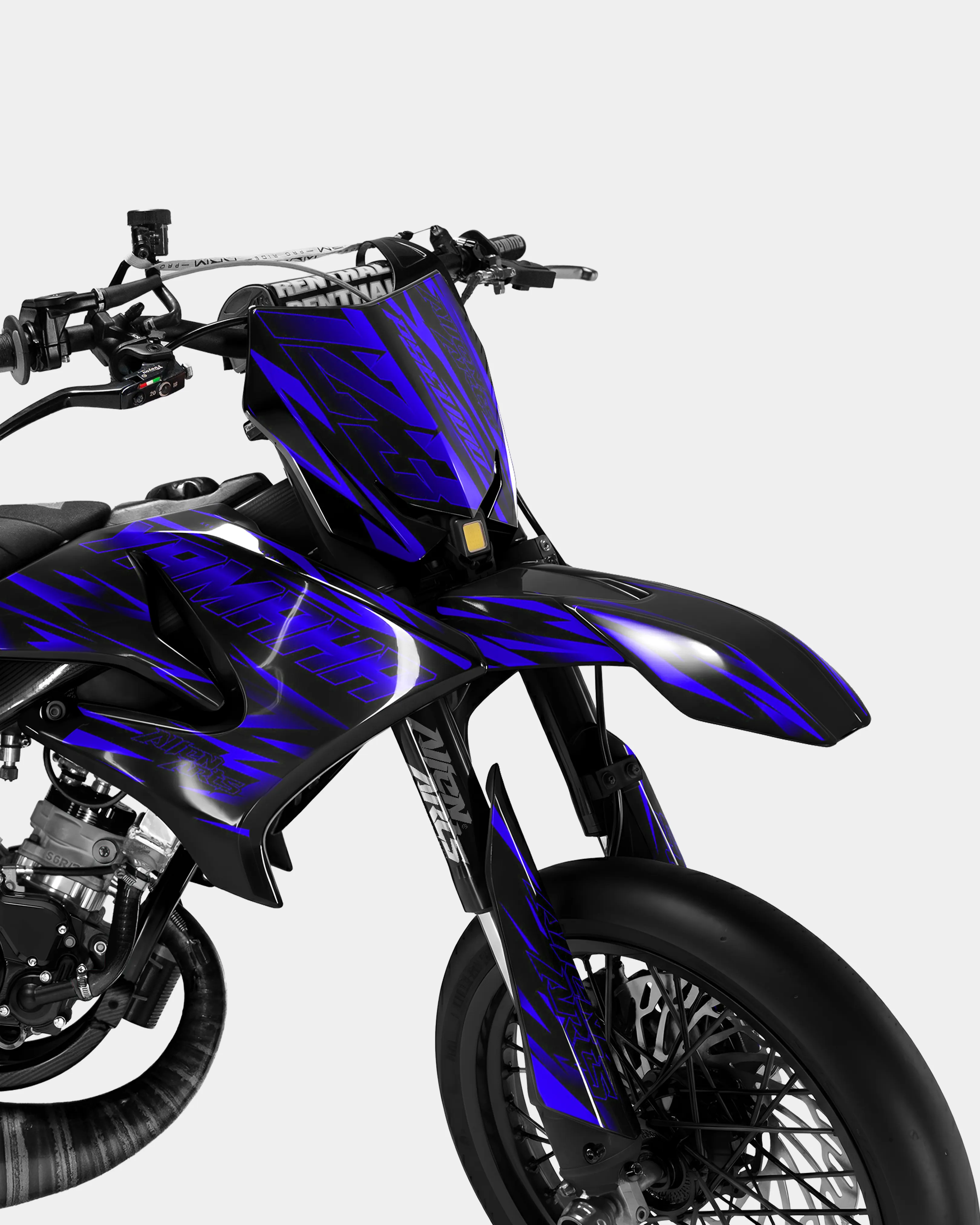 LIEN - Kit deco YAMAHA DT 50cc - Bleu foncé - Image 2