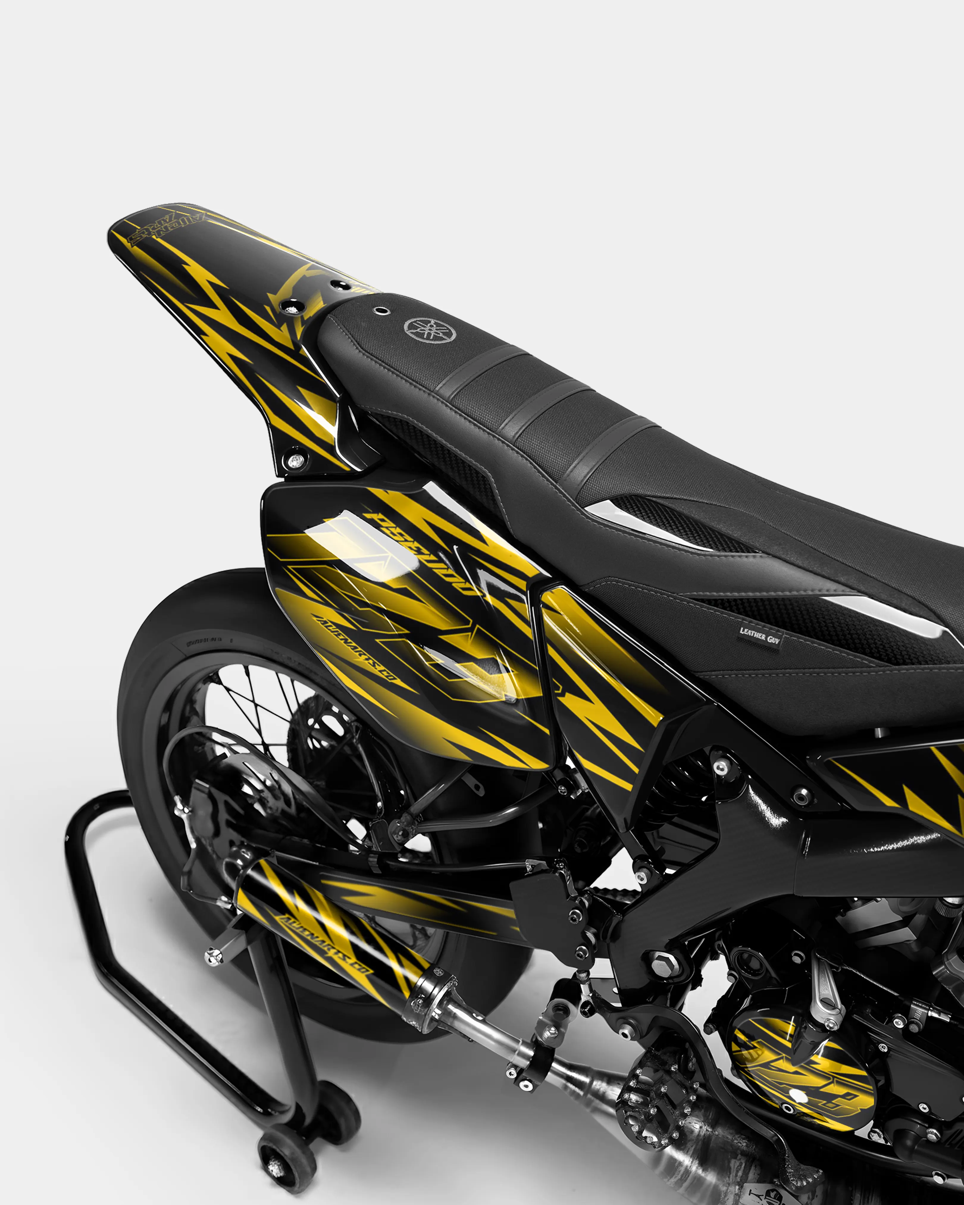 LIEN - Kit deco YAMAHA DT 50cc - Jaune foncé - Image 3