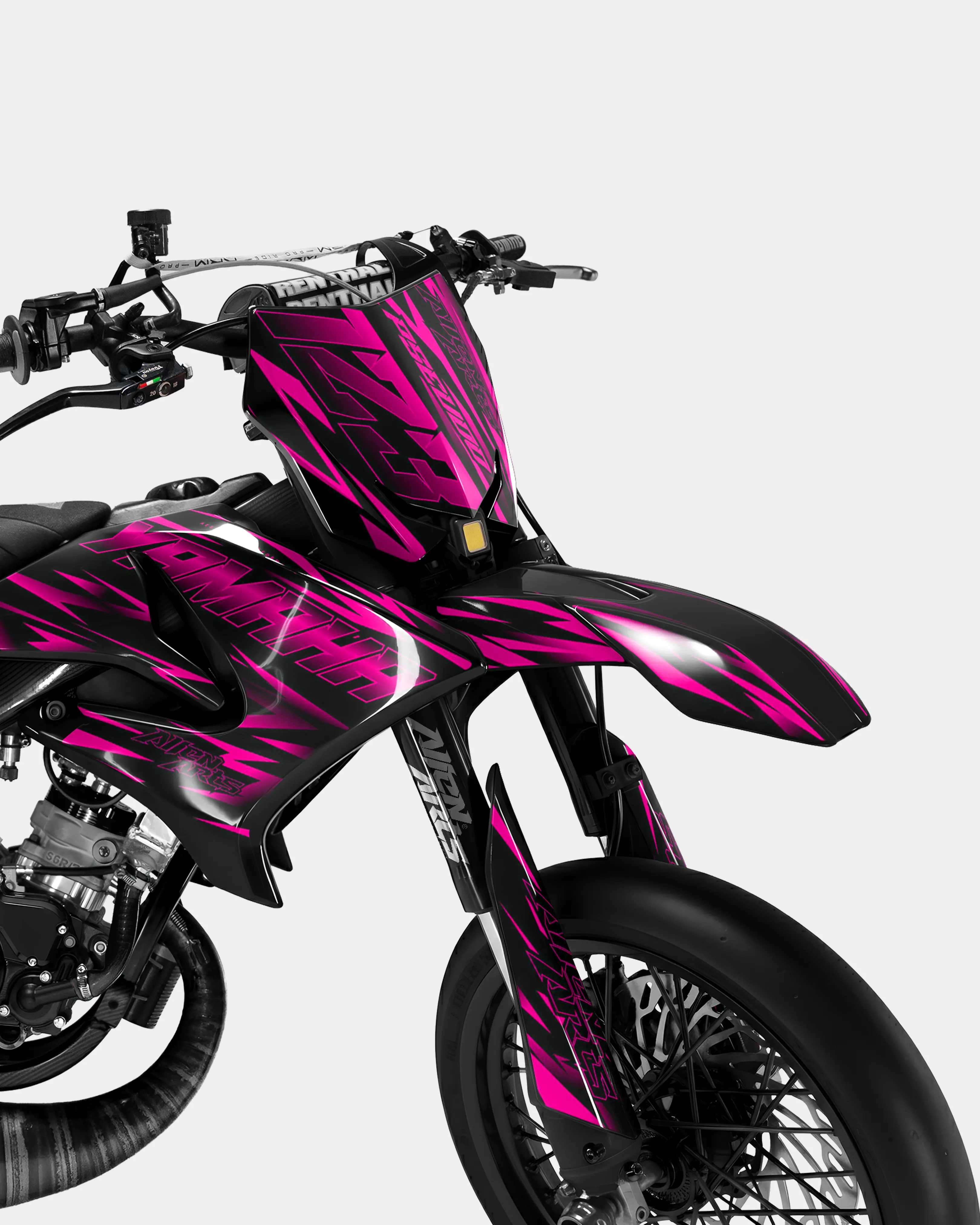 LIEN - Kit deco YAMAHA DT 50cc - Rose - Image 2