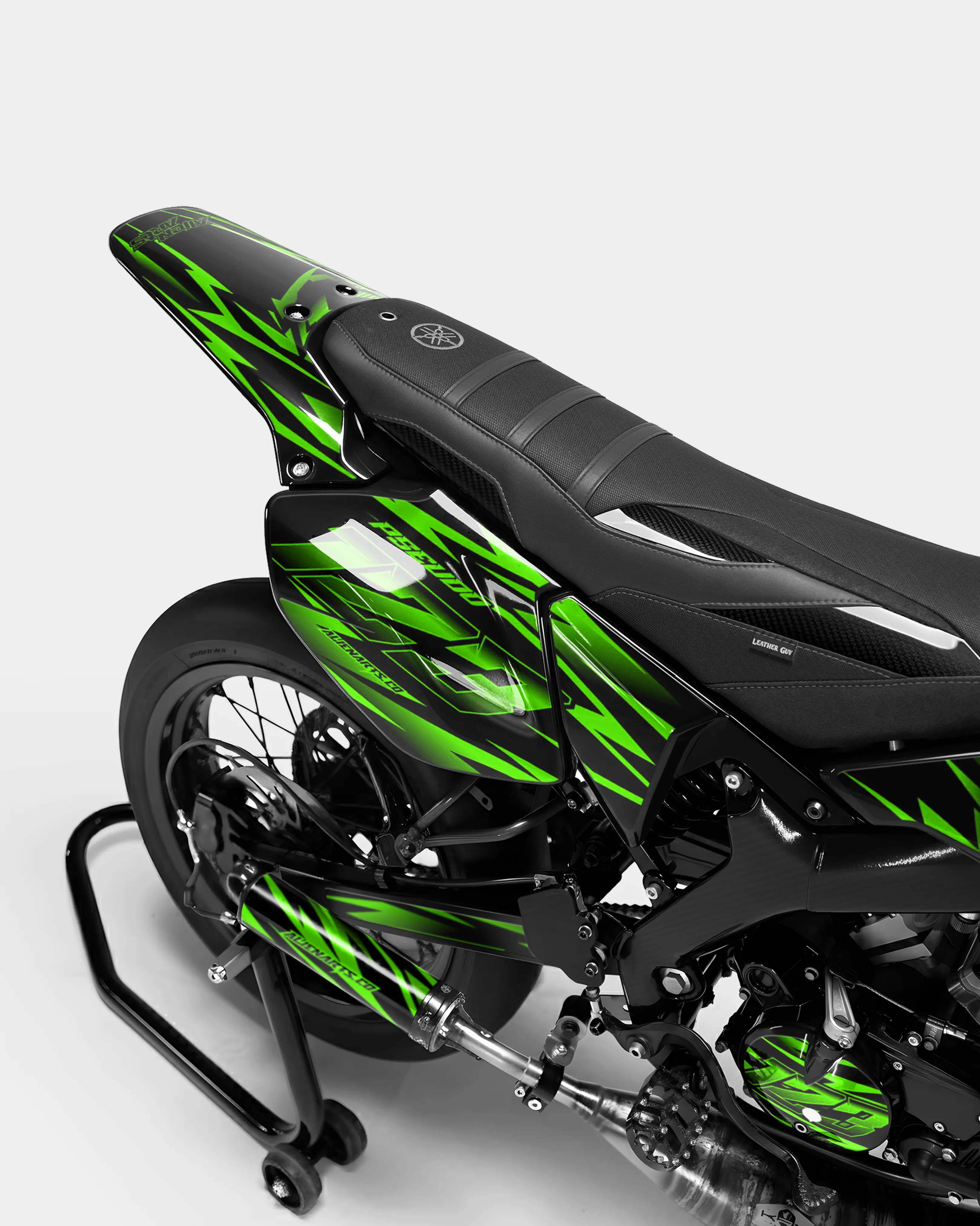 LIEN - Kit deco YAMAHA DT 50cc - Vert - Image 2