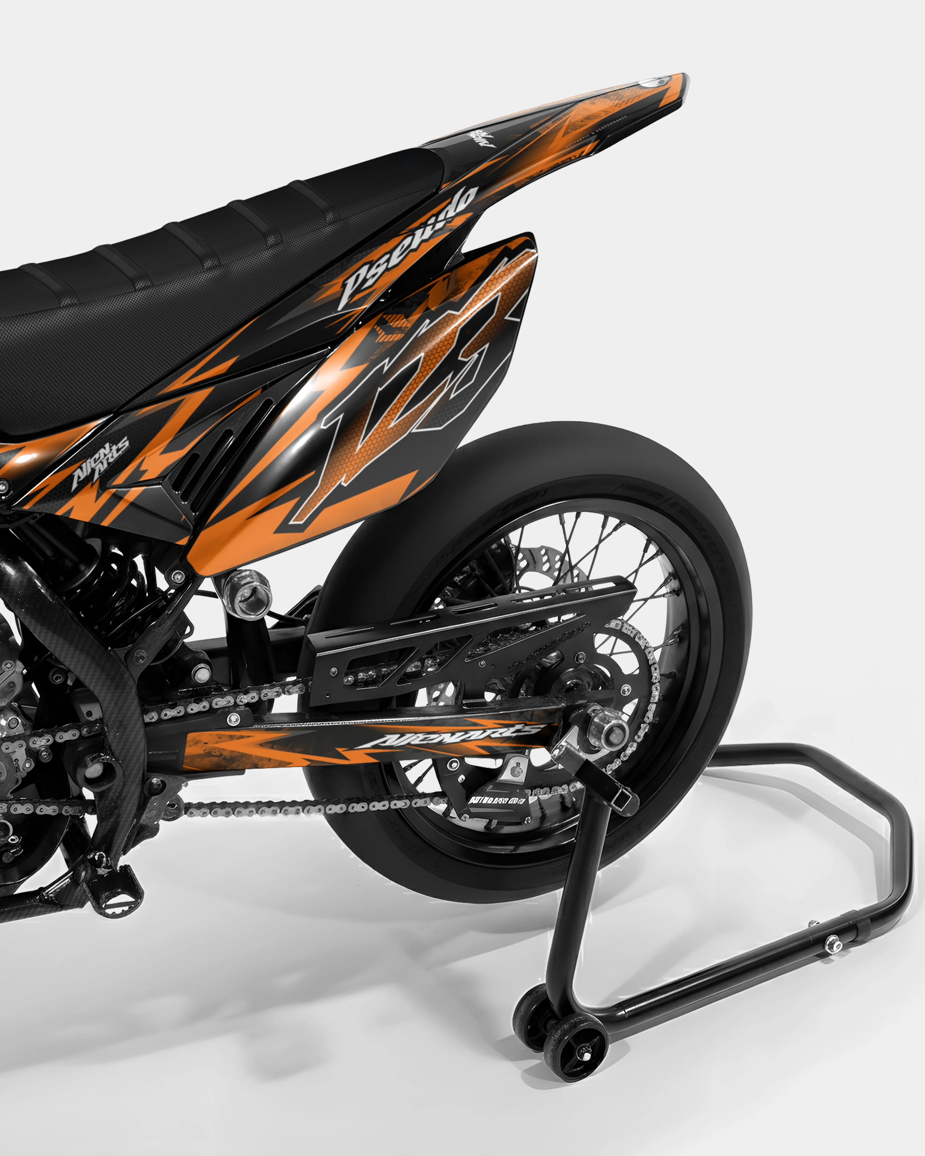 LISSE - Kit deco BETA 50cc - Orange - Image 3