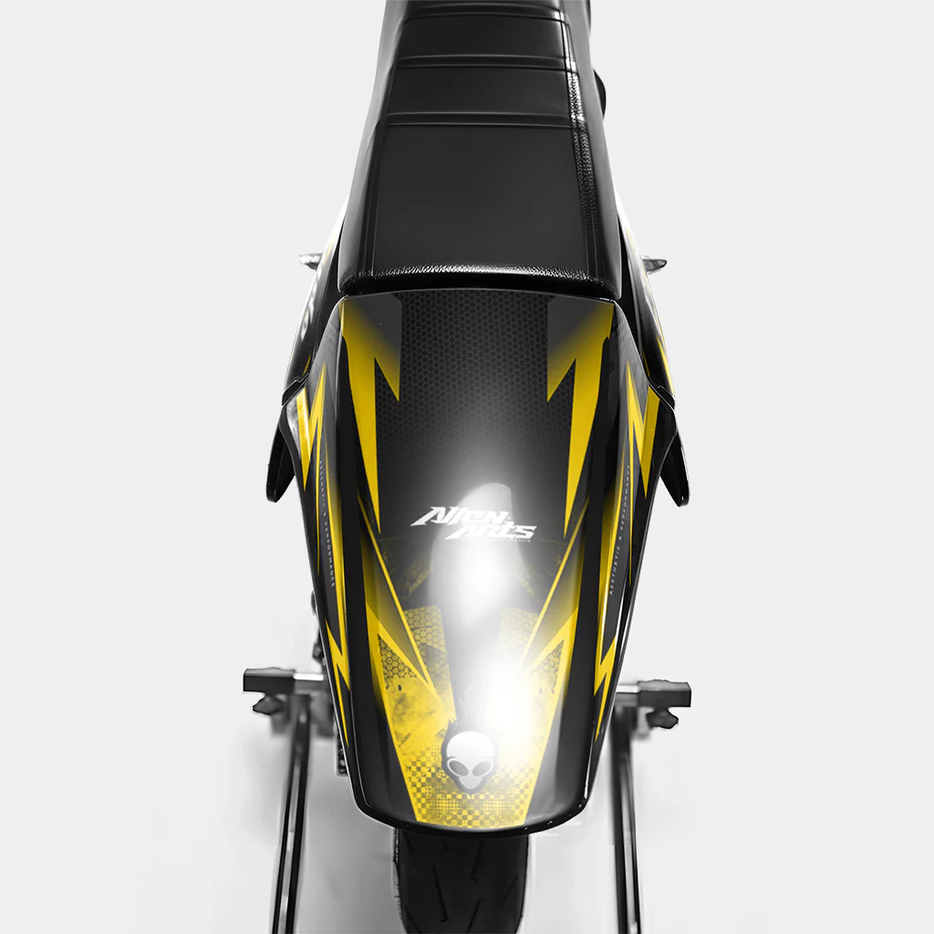 LISSE - Kit deco DERBI 50cc - Jaune Foncé - Image 3